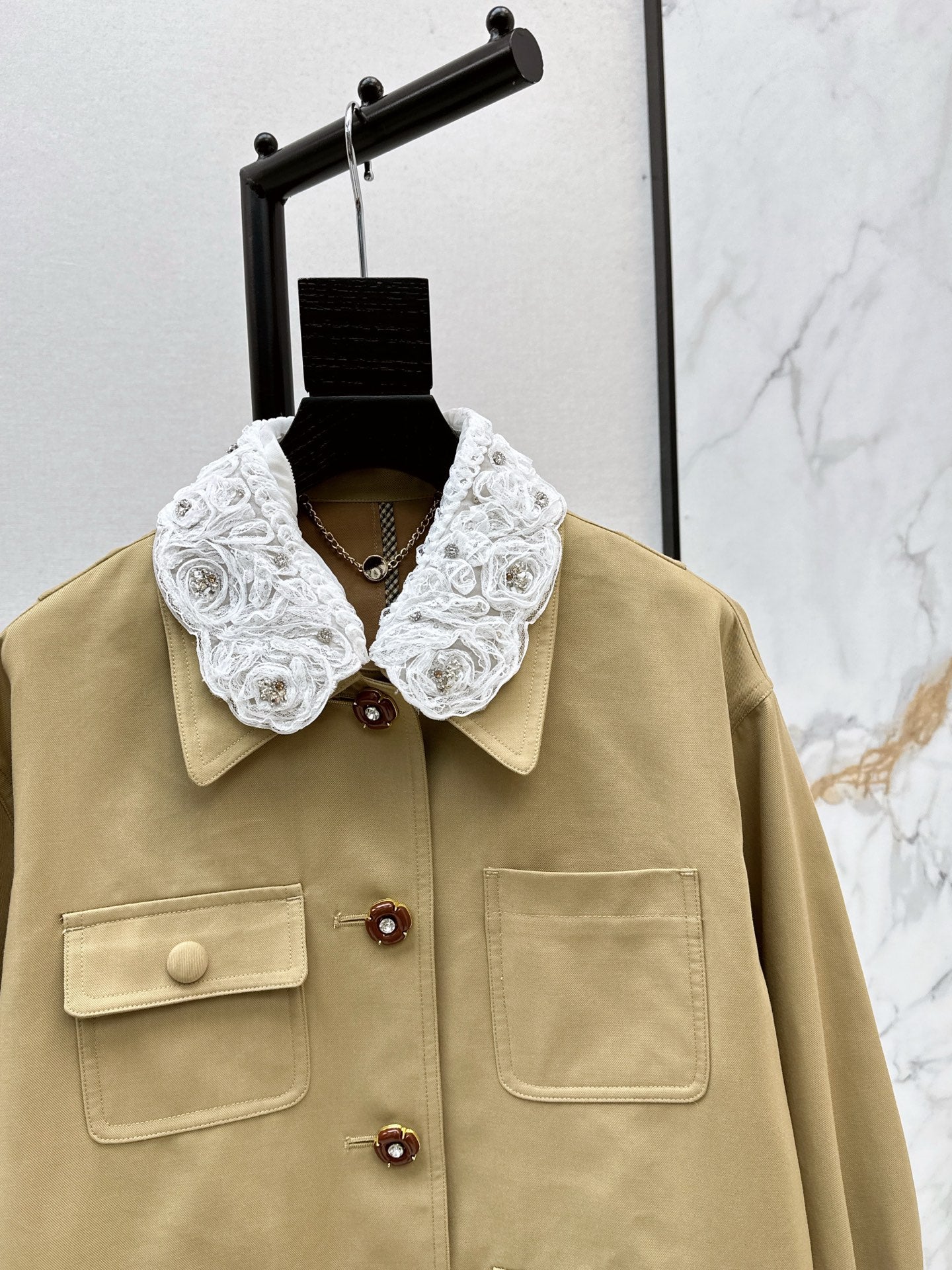 Valen* 25fw lace jacket