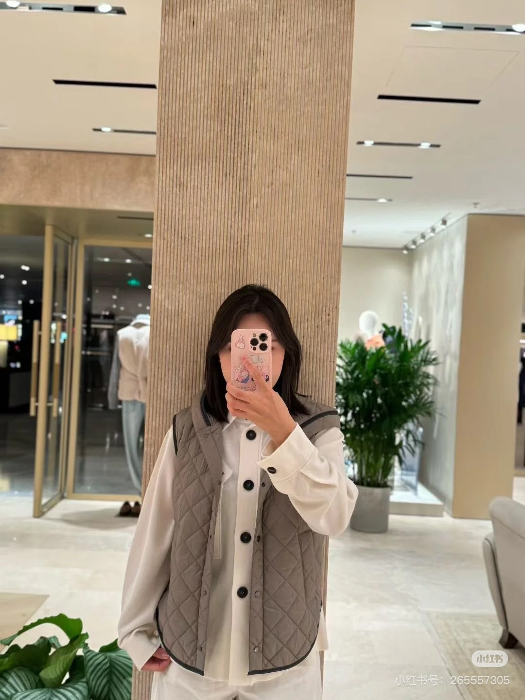 Brune*C 25fw vest down jacket