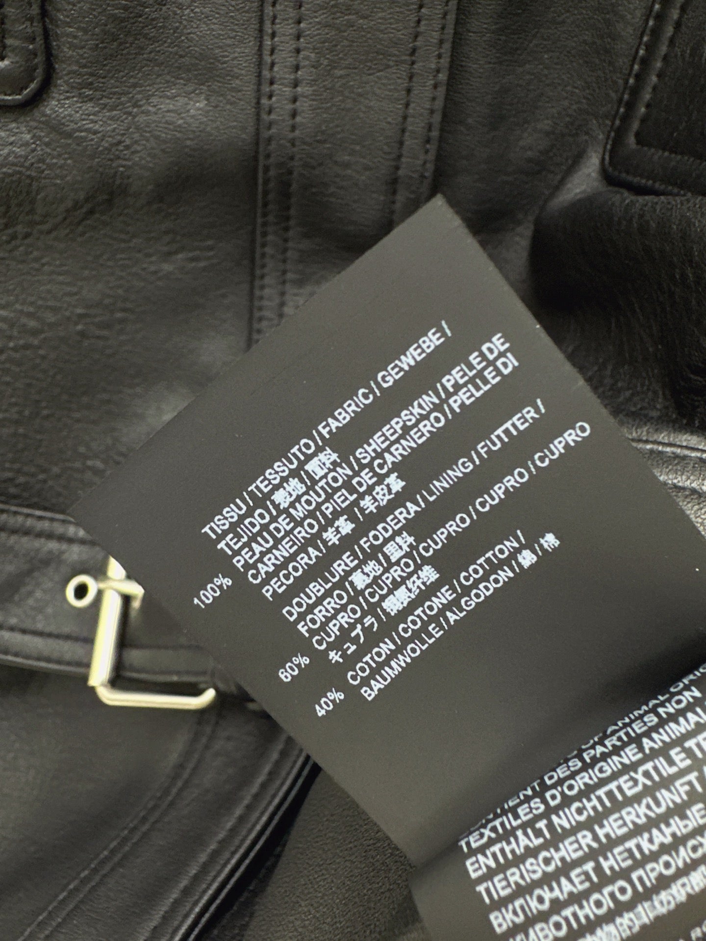 YS* 25fw sheepskin jacket