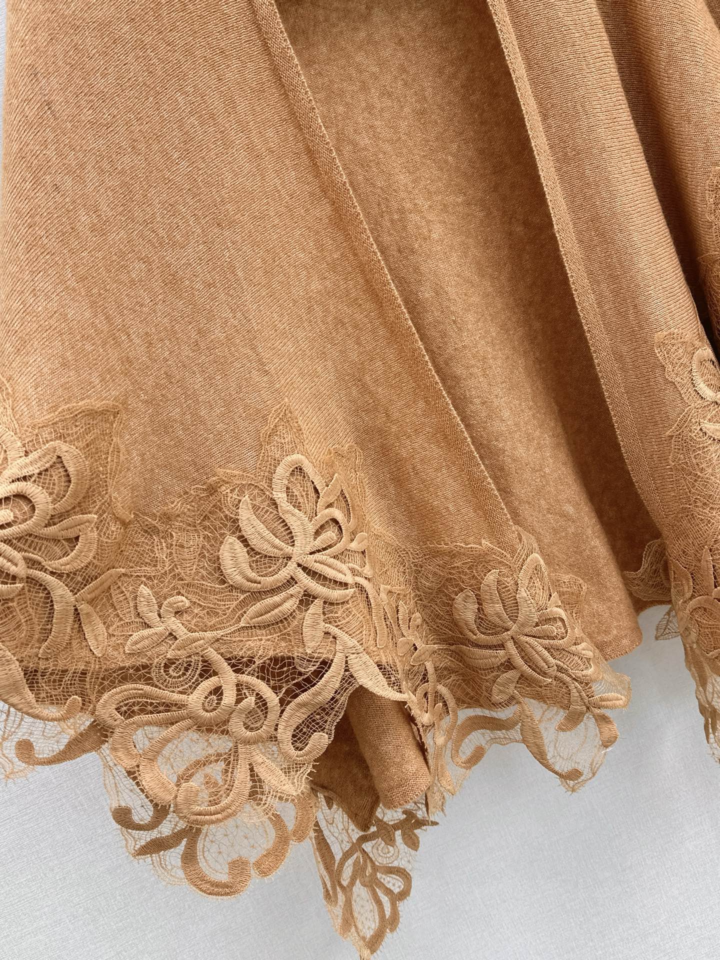 ES* 25fw lace knitted suit