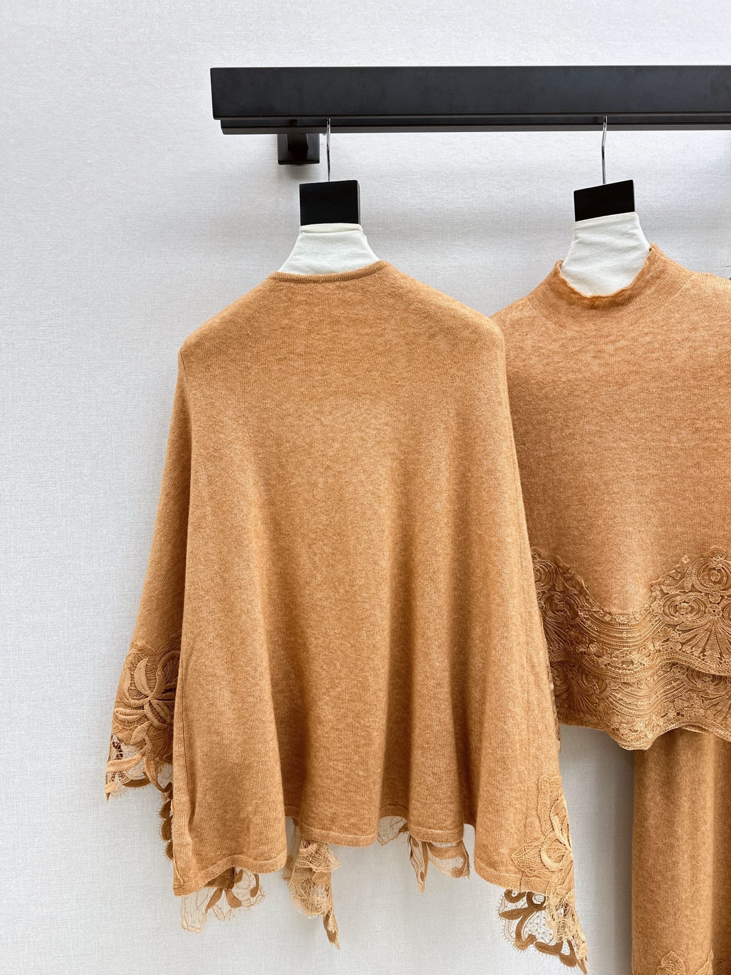 ES* 25fw lace knitted suit