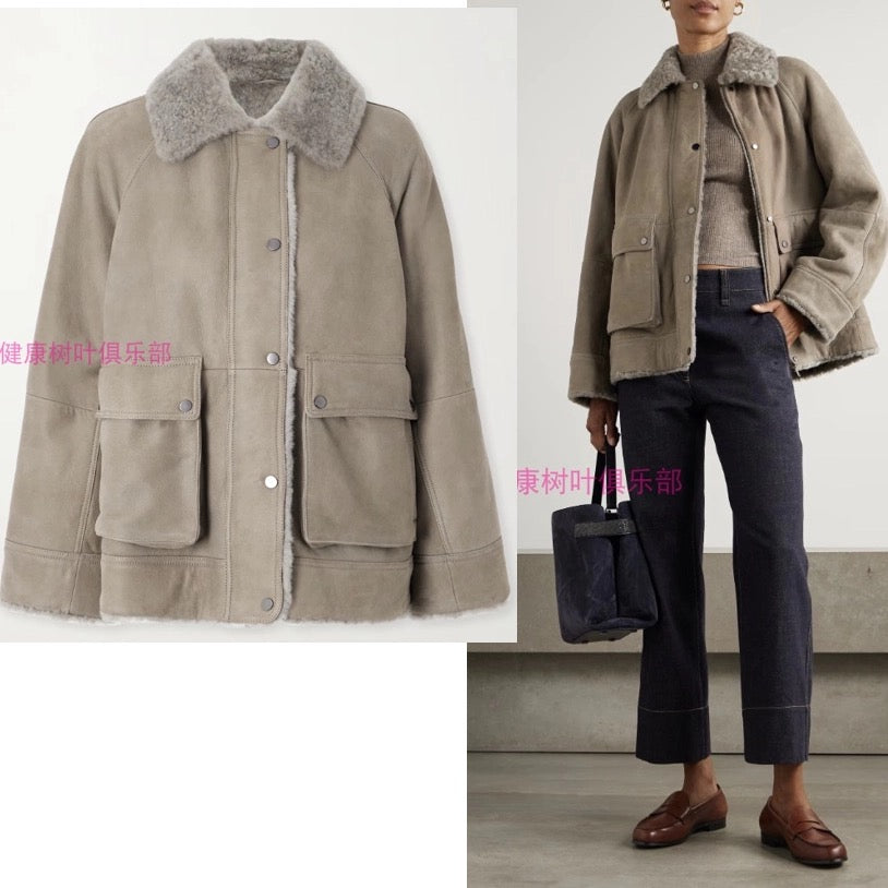 Lor*P 25FW fauxsheepskin jacket