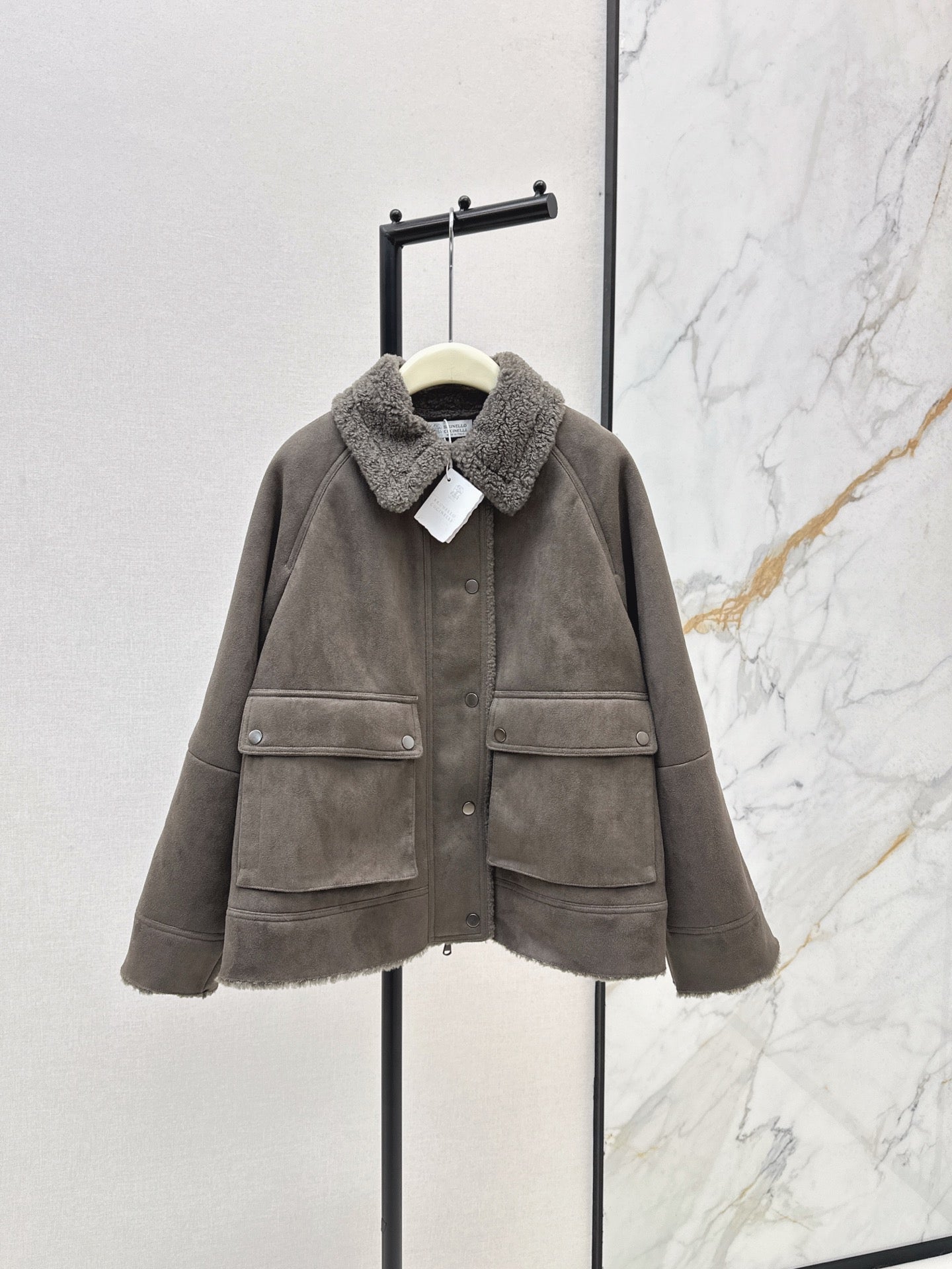 Lor*P 25FW fauxsheepskin jacket