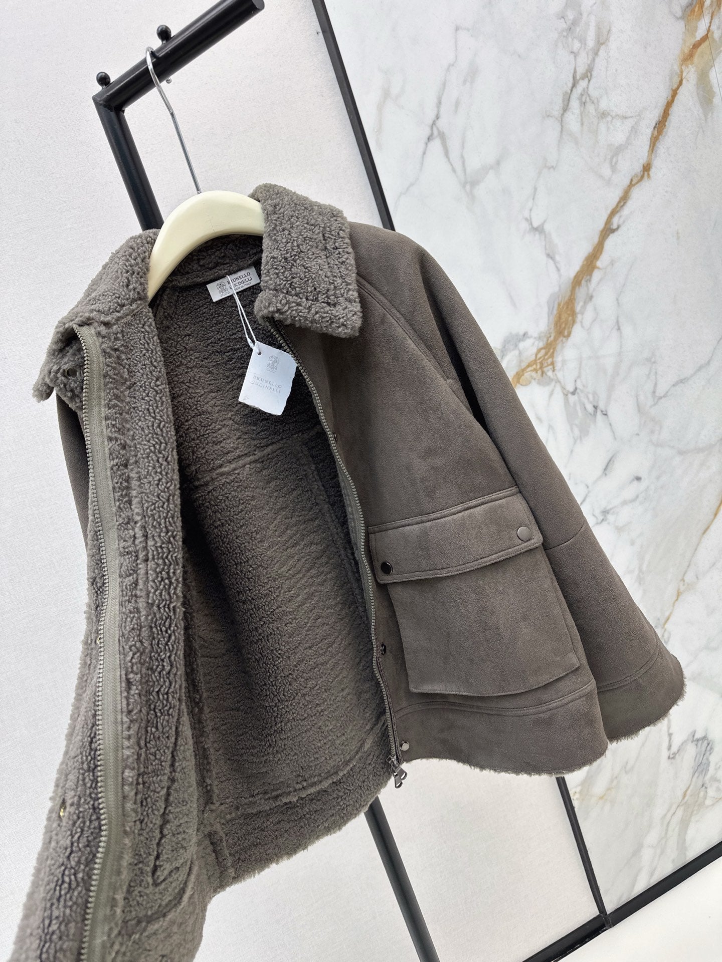 Lor*P 25FW fauxsheepskin jacket