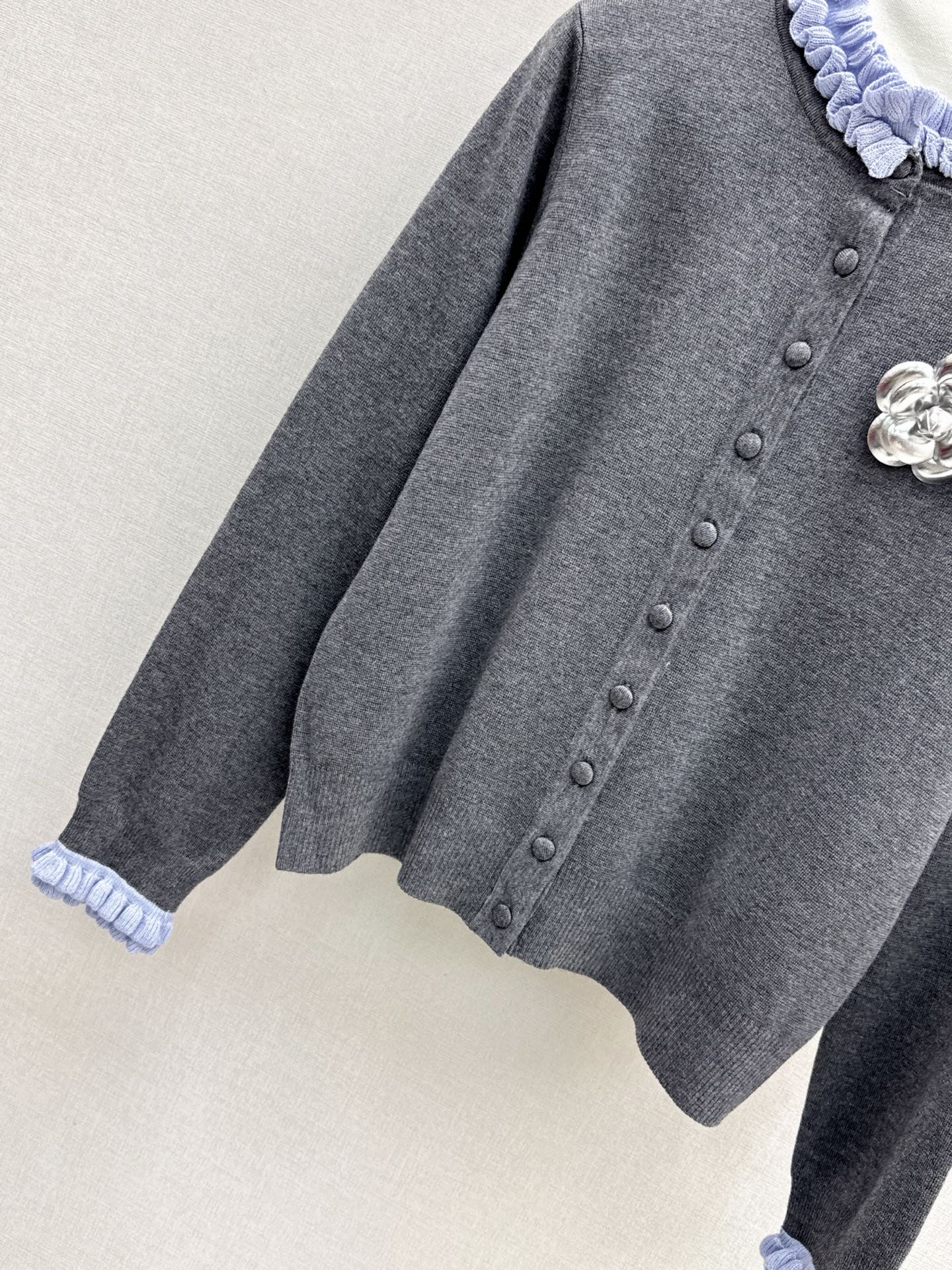 C*nel 25fw knitted cardigan