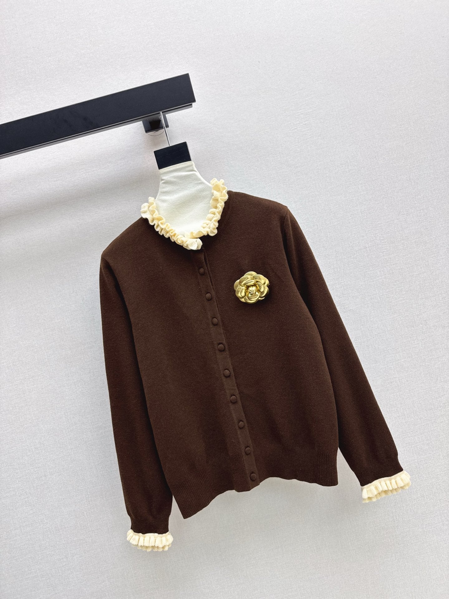 C*nel 25fw knitted cardigan