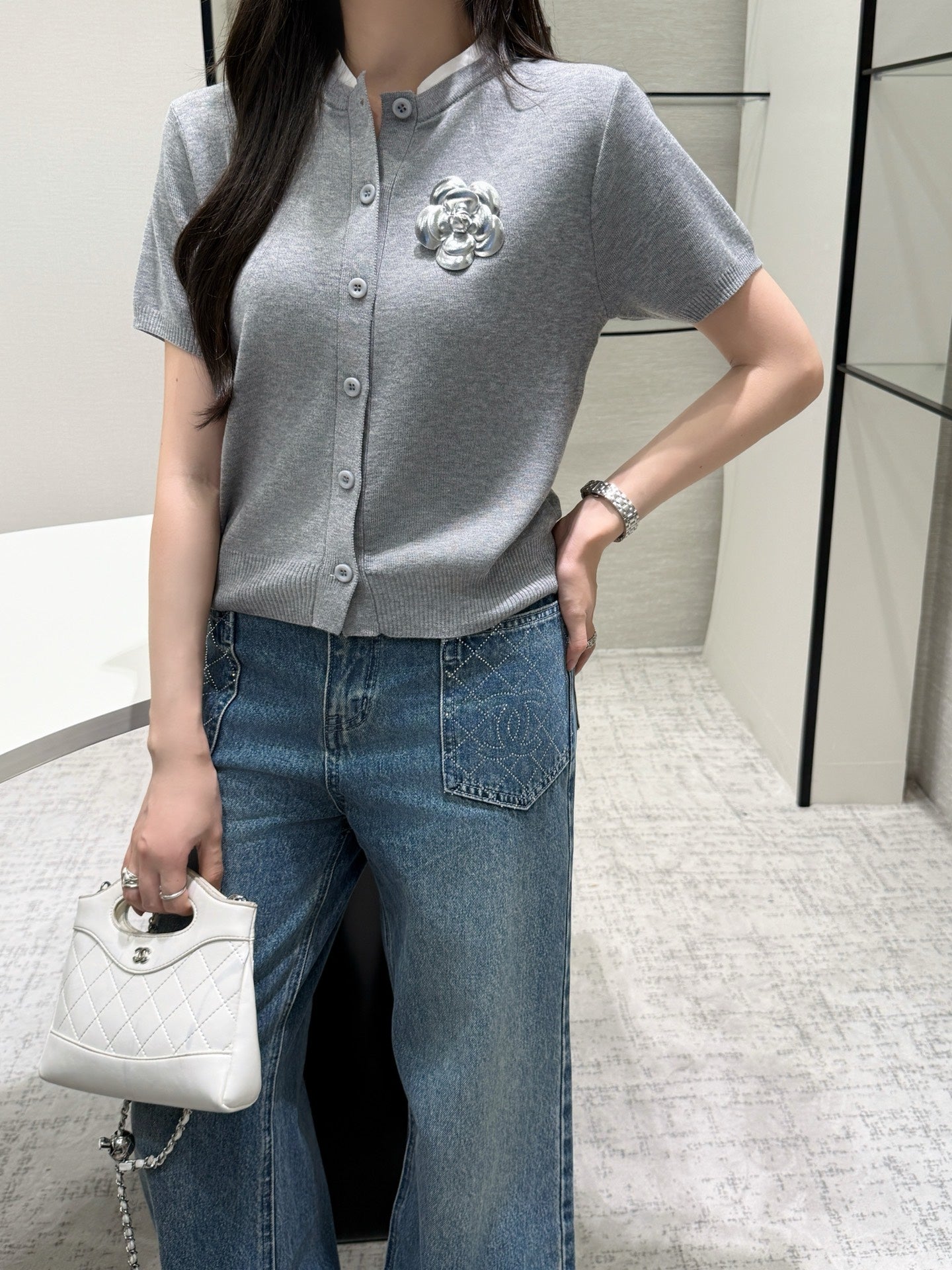 C*nel 25fw knitted top