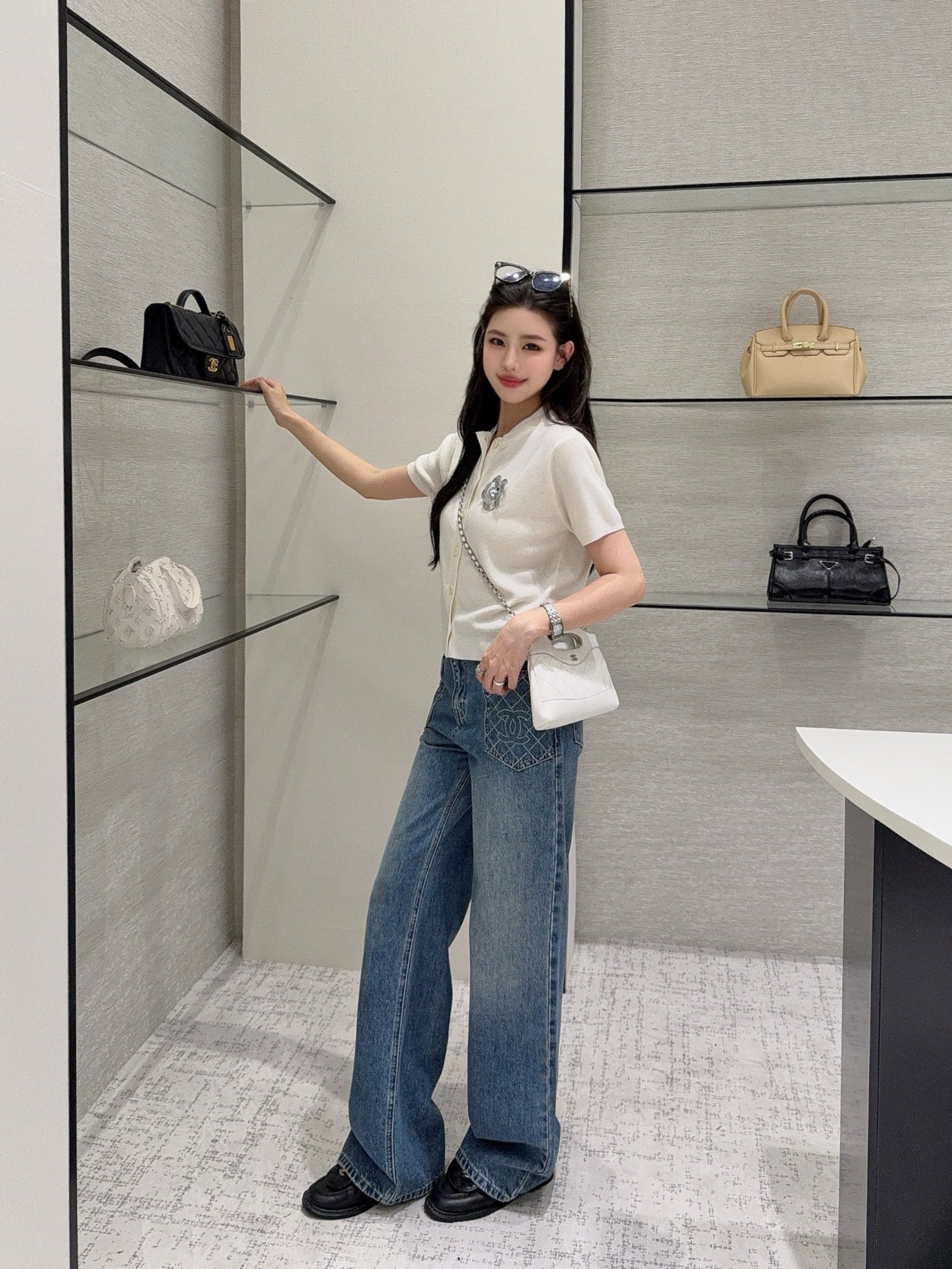 C*nel 25fw knitted top