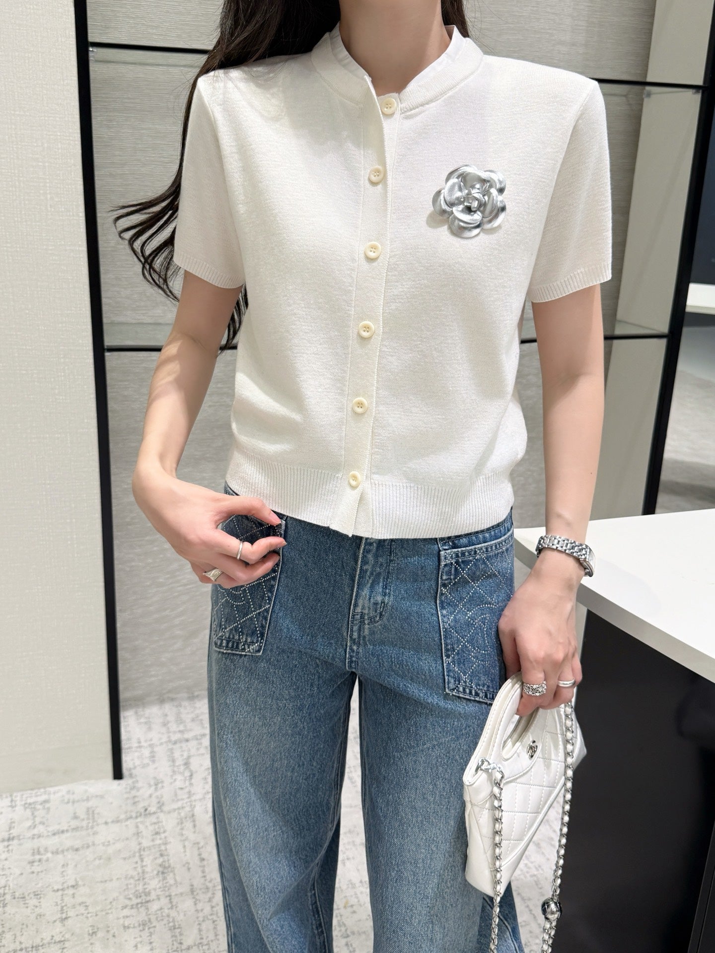 C*nel 25fw knitted top