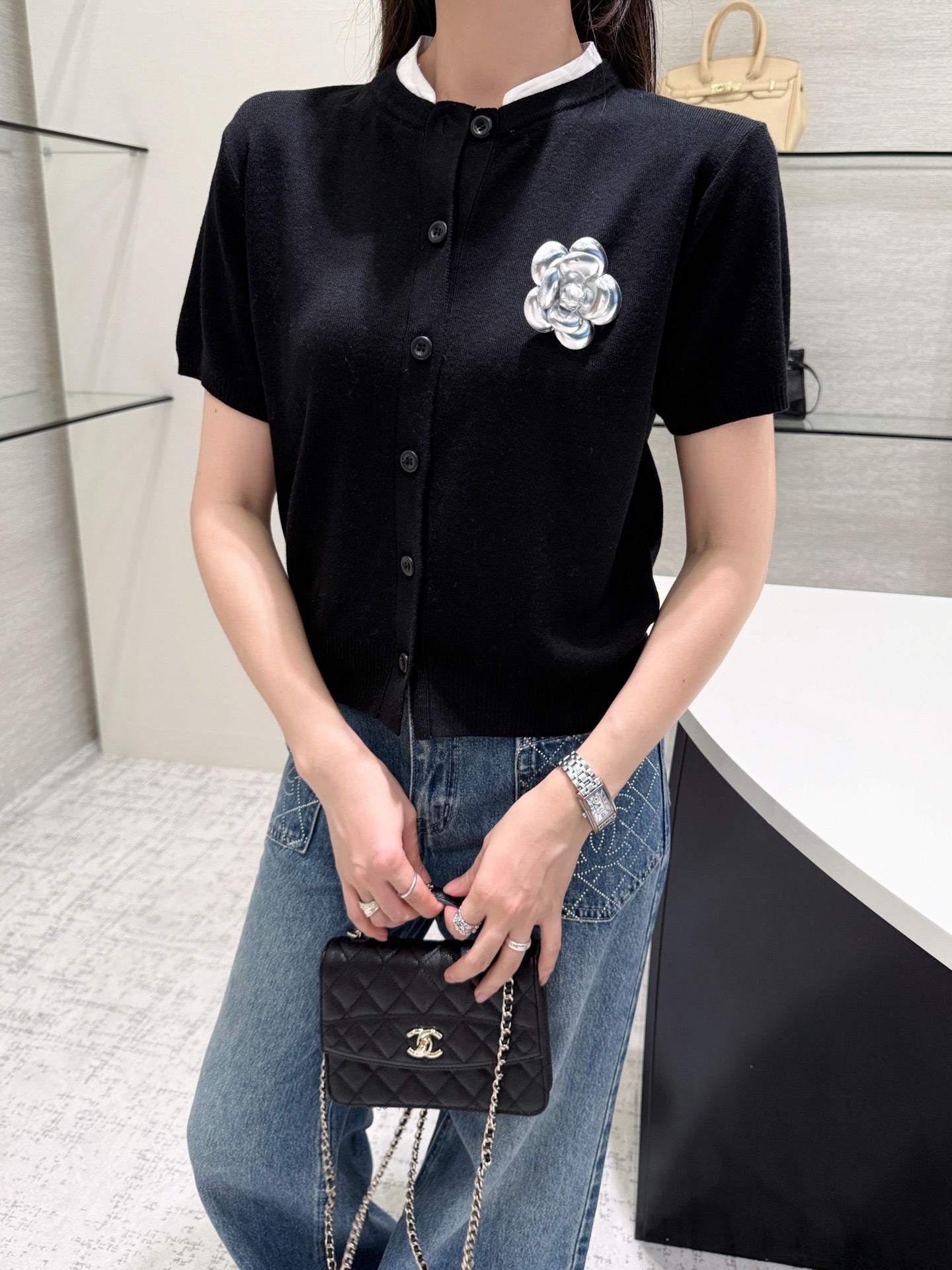 C*nel 25fw knitted top