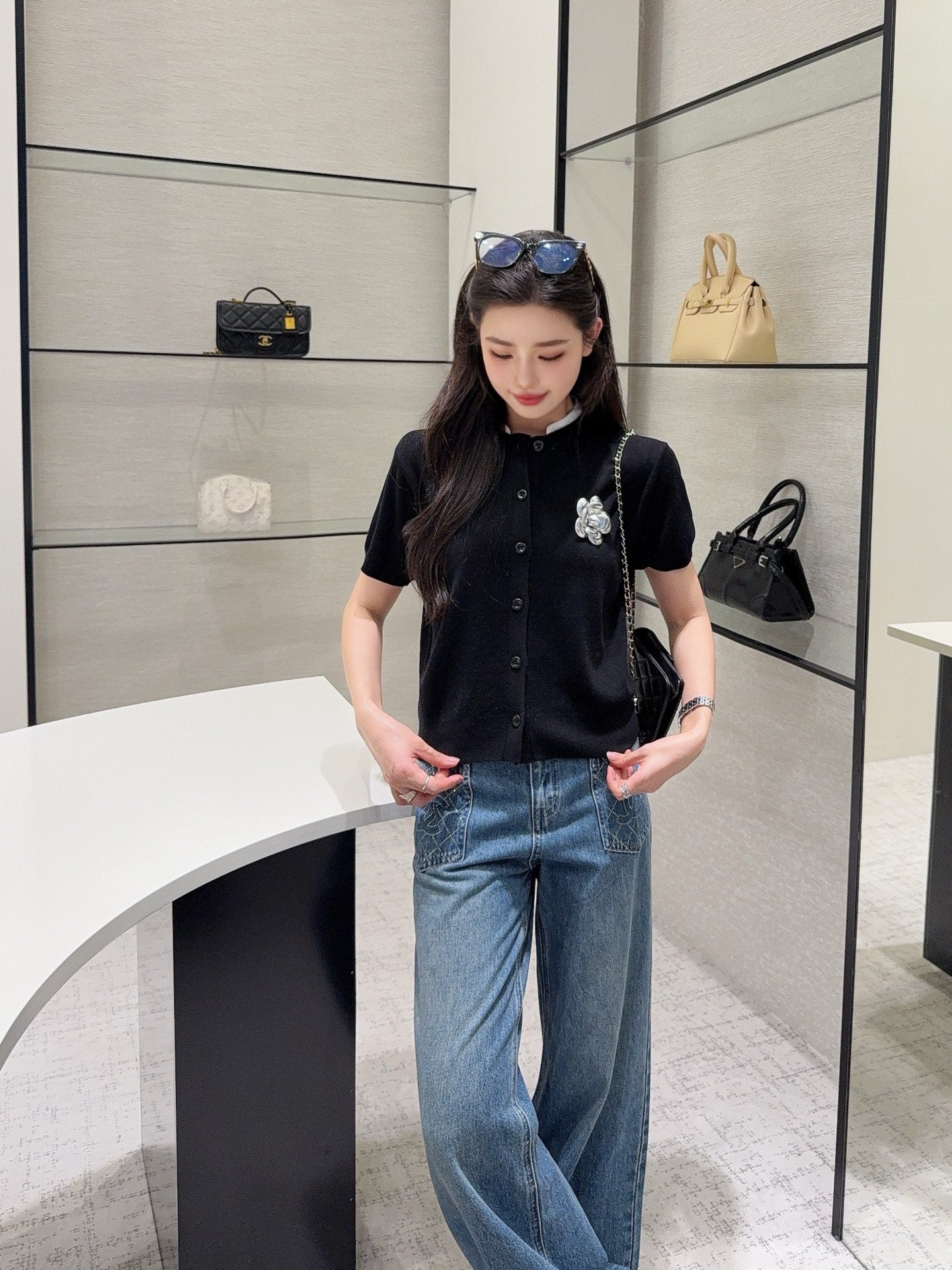 C*nel 25fw knitted top