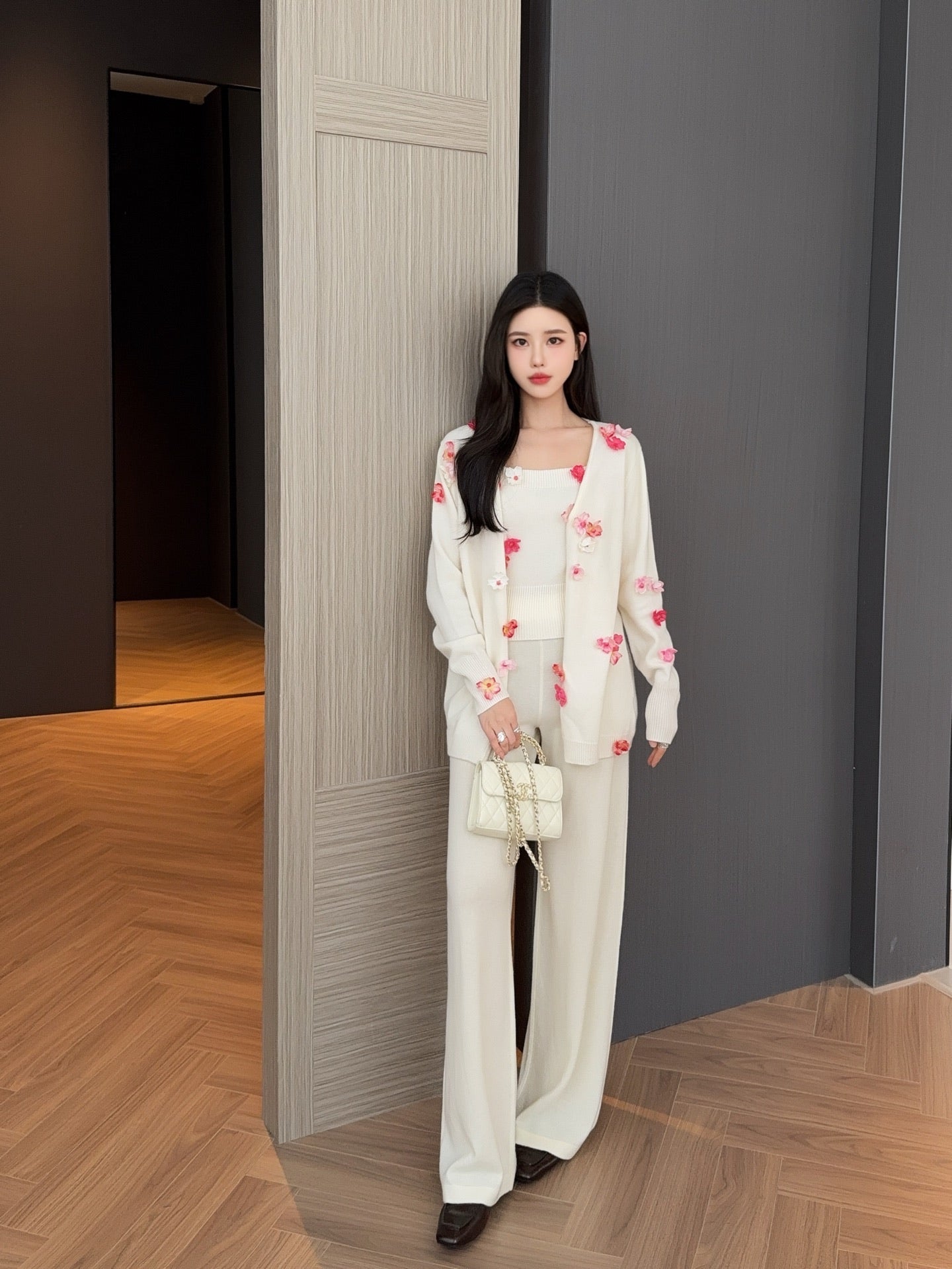 C*nel 25fw strappy cardigan