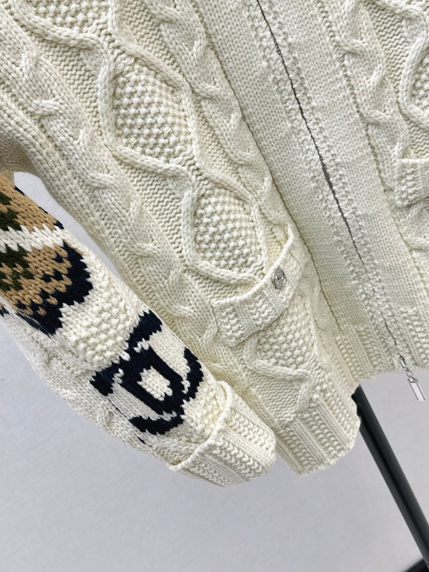 C*nel 25fw wool knitted jacket