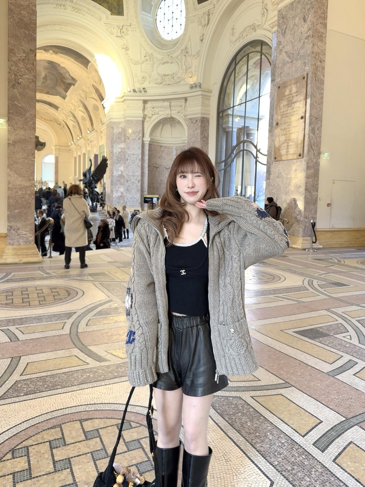 C*nel 25fw wool knitted jacket