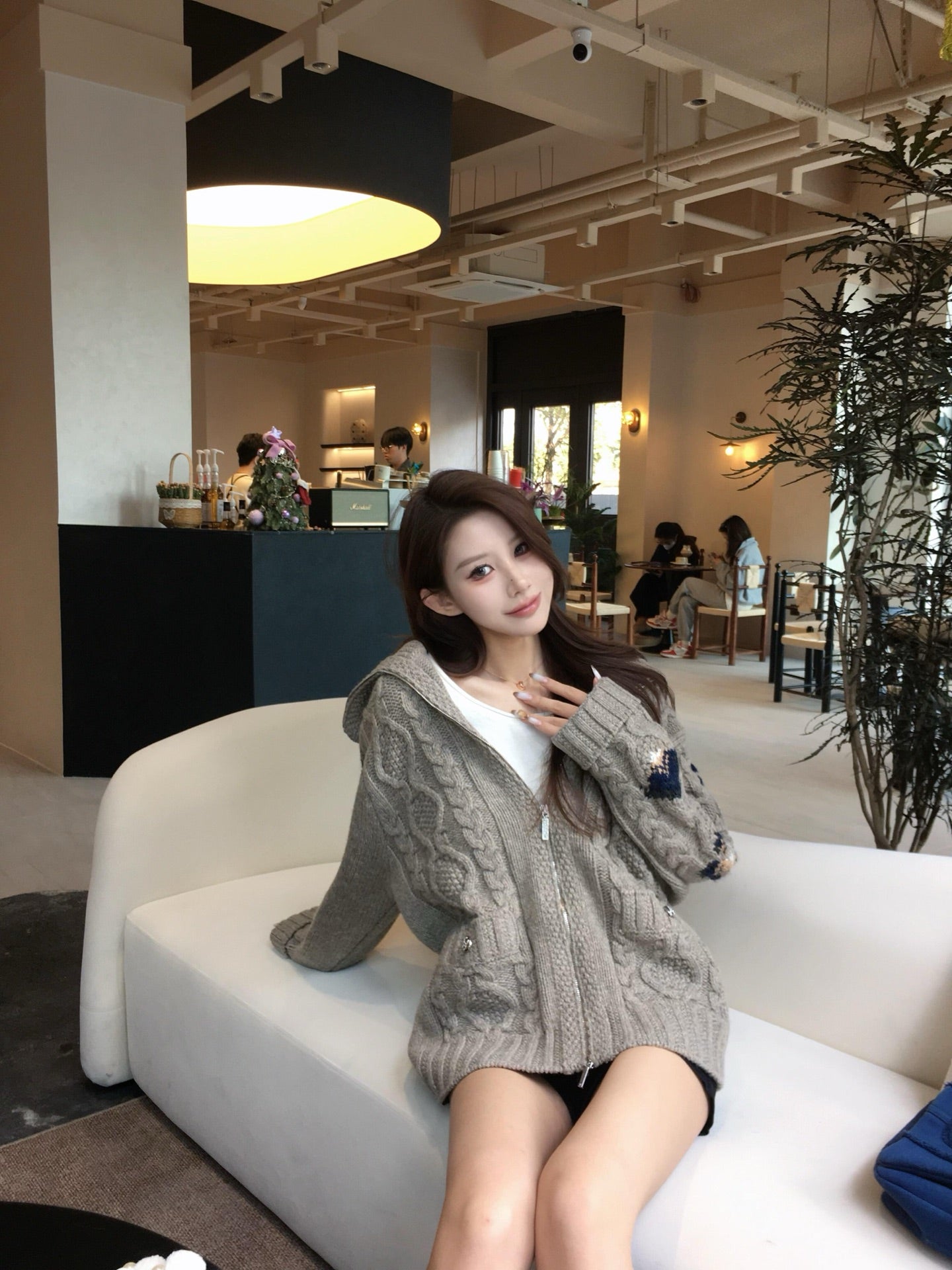 C*nel 25fw wool knitted jacket