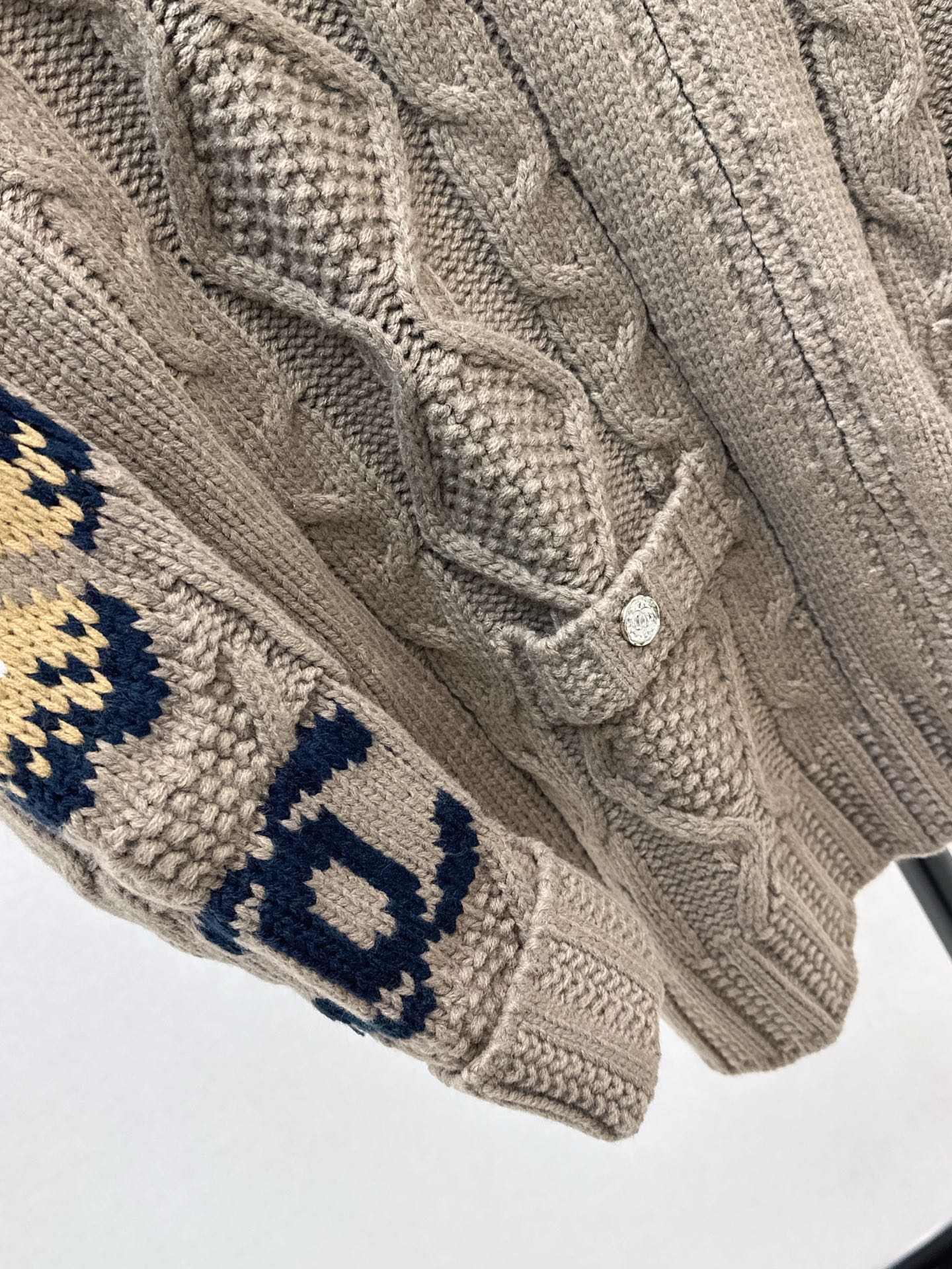 C*nel 25fw wool knitted jacket