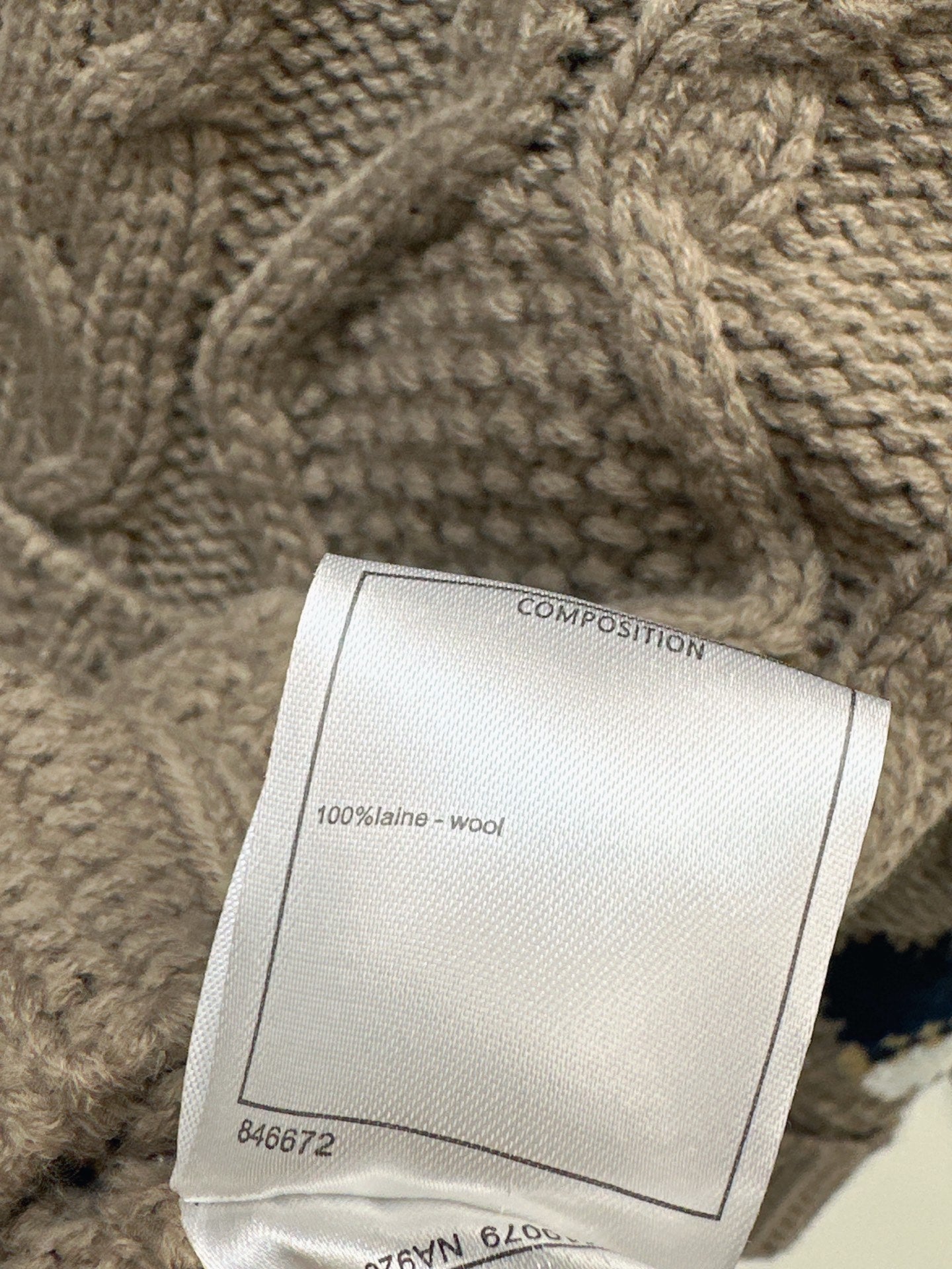 C*nel 25fw wool knitted jacket