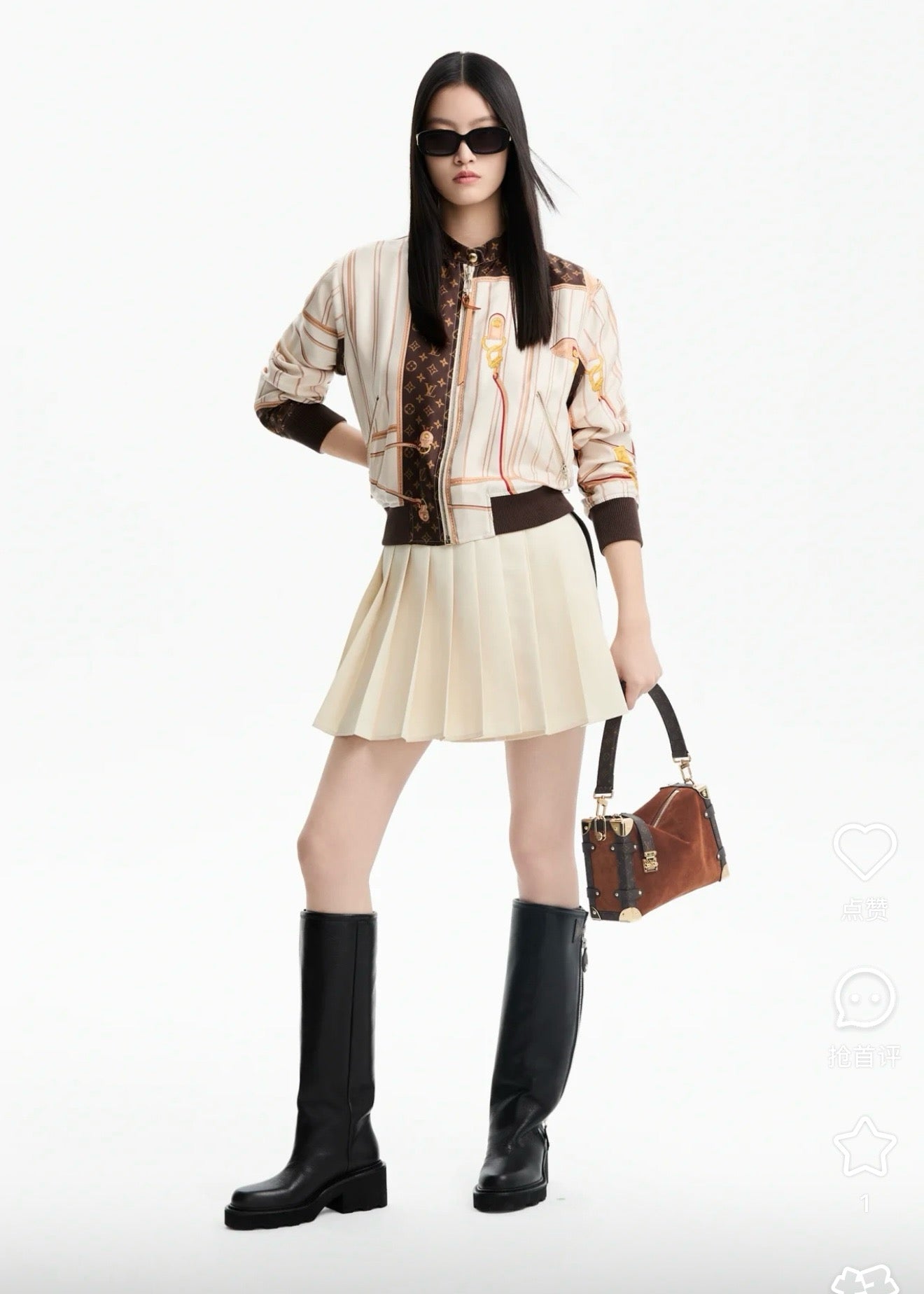 Loui* 25fw pleated skirt