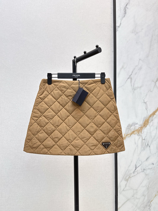 Pra* 25fw plaid skirt