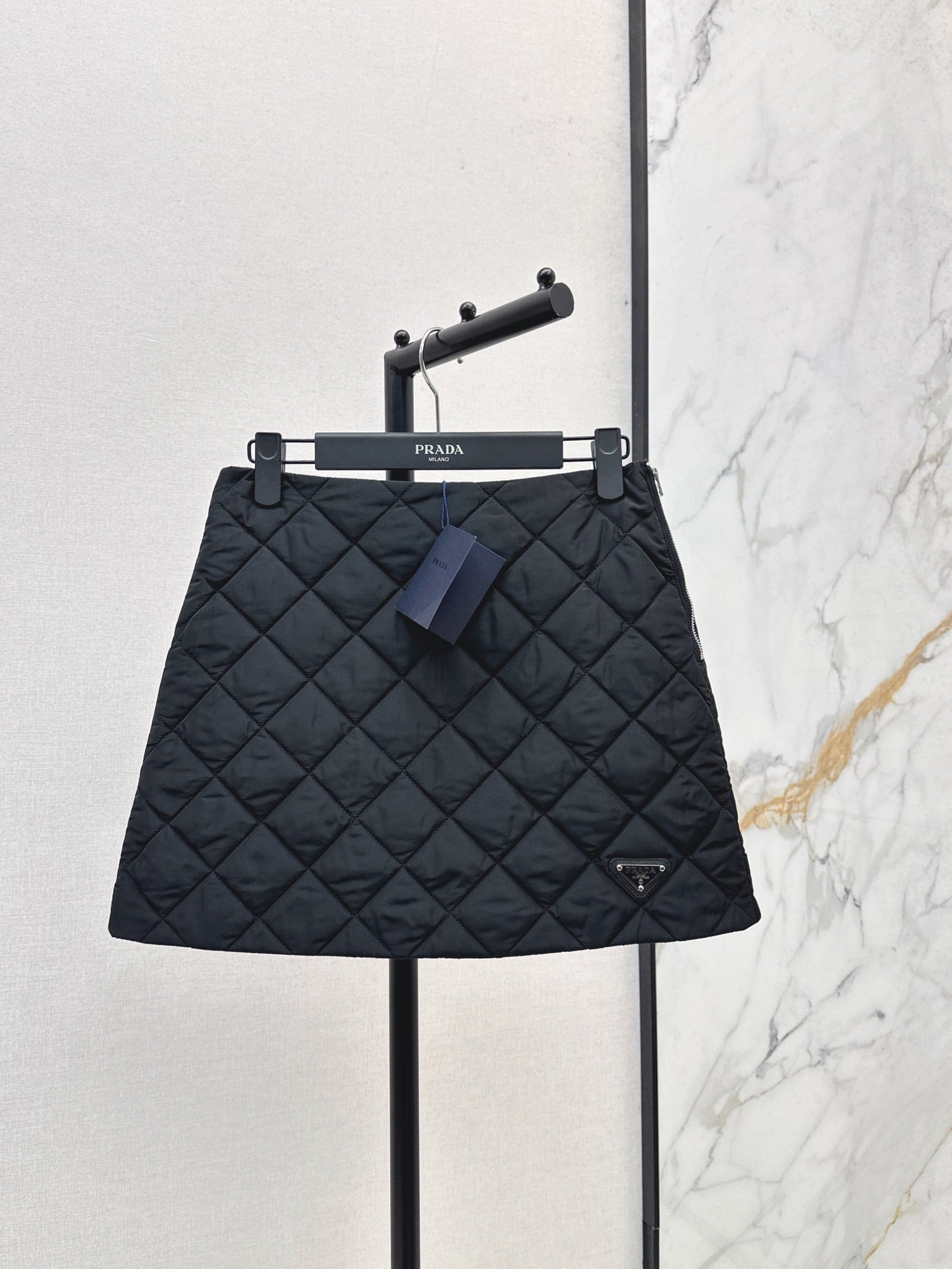 Pra* 25fw plaid skirt