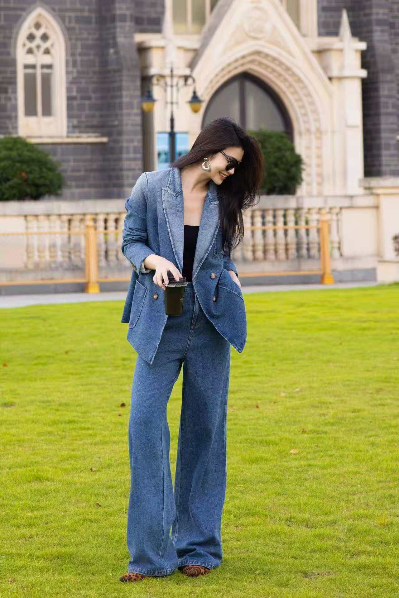 RL* 25fw denim suit