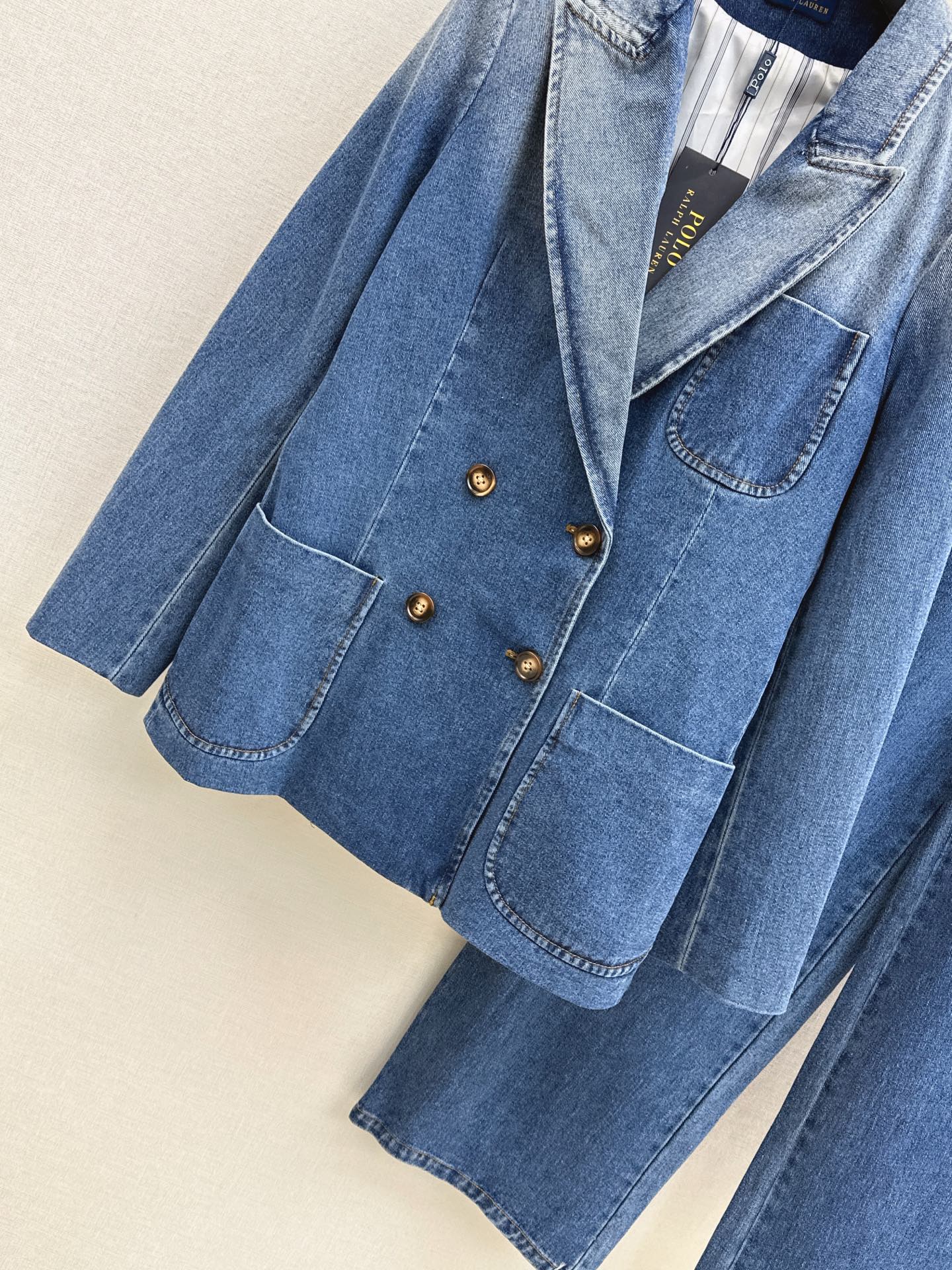 RL* 25fw denim suit