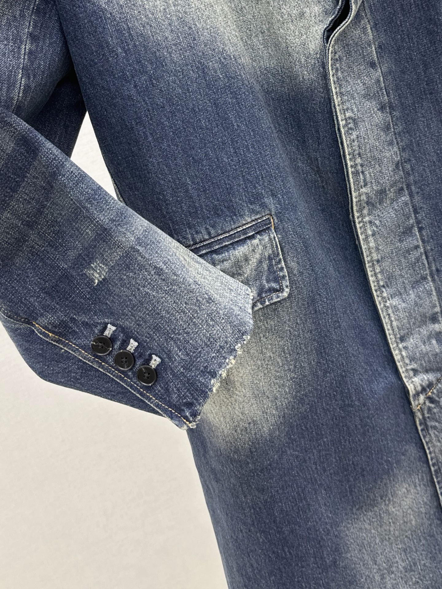 Pra* 25fw denim suit jacket