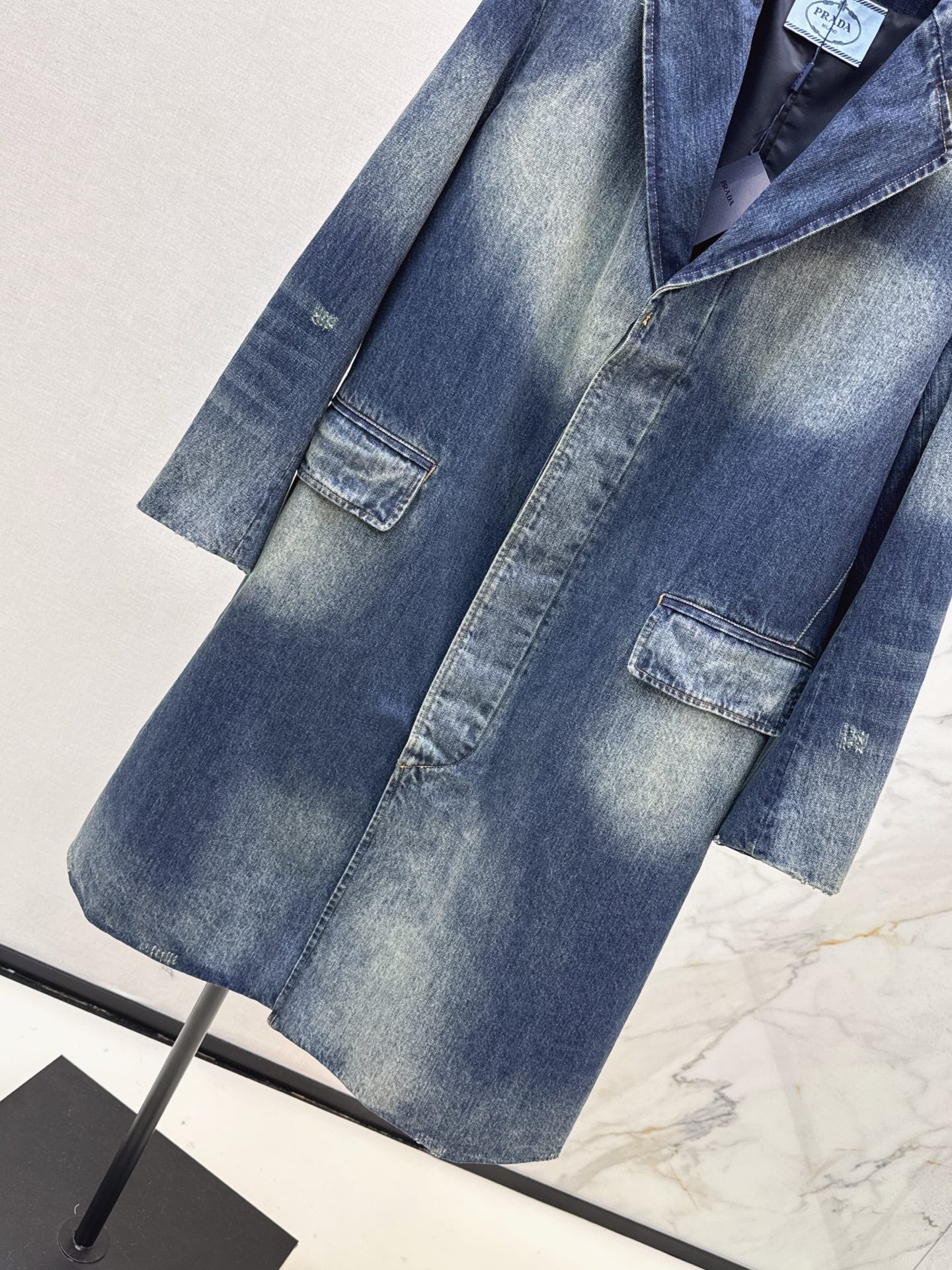 Pra* 25fw denim suit jacket