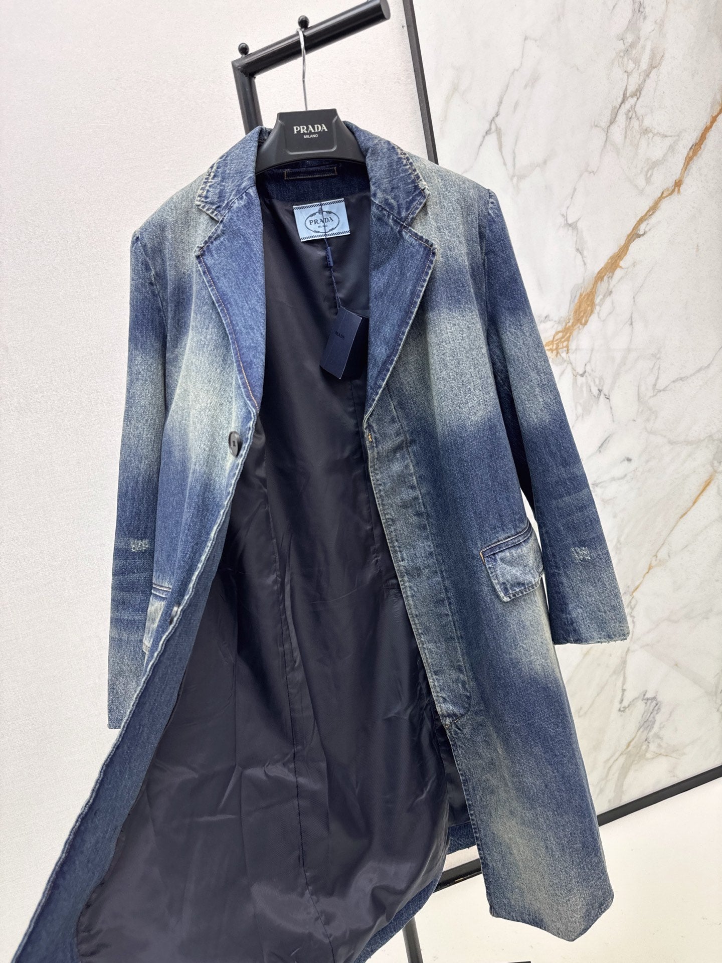 Pra* 25fw denim suit jacket
