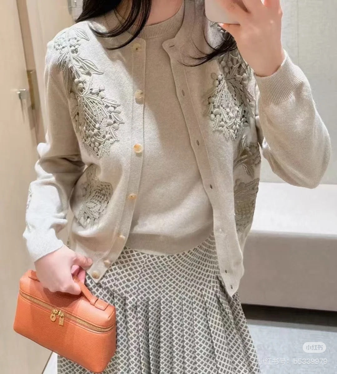 Lor*P 25fw knitted cardigan