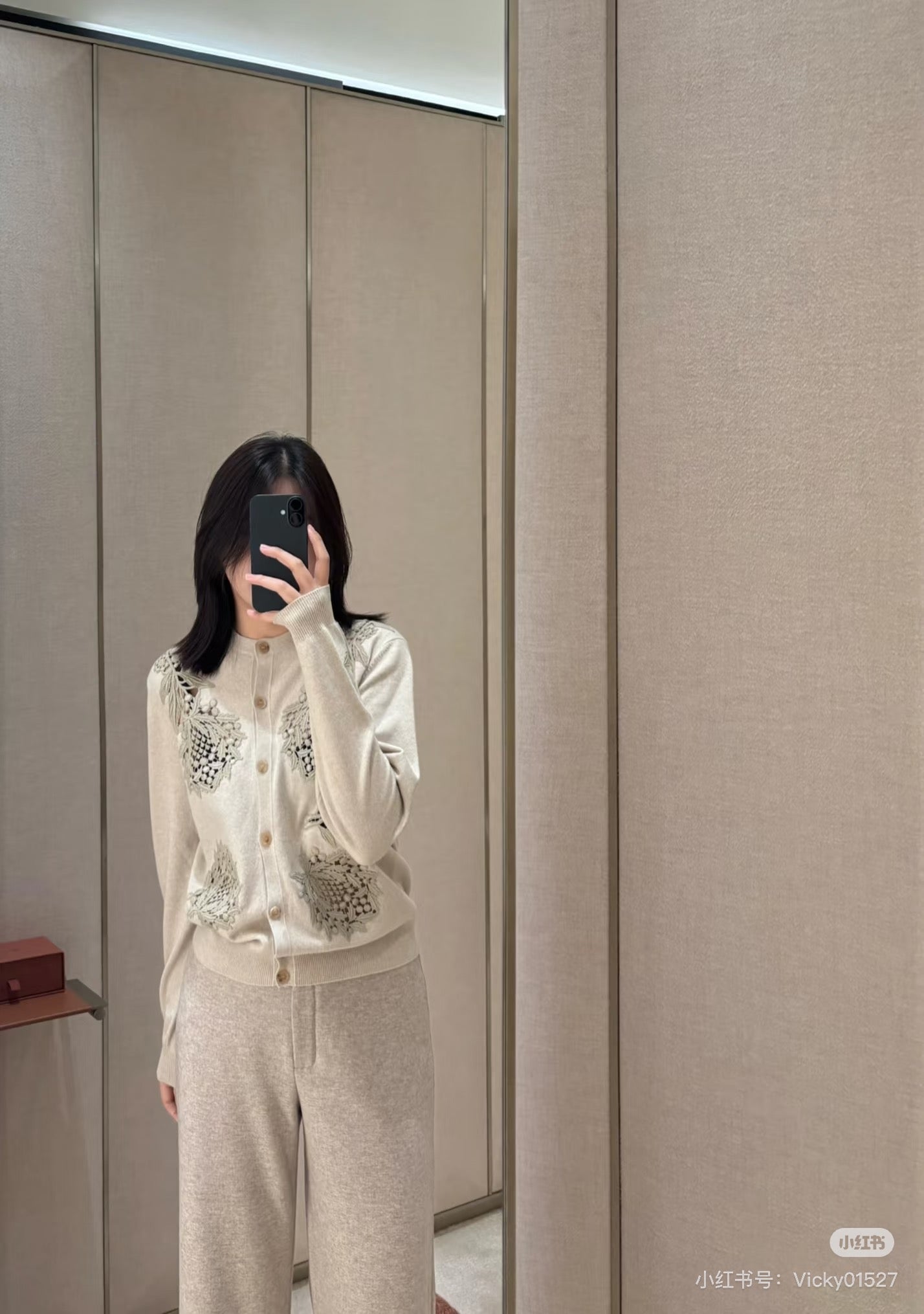 Lor*P 25fw knitted cardigan