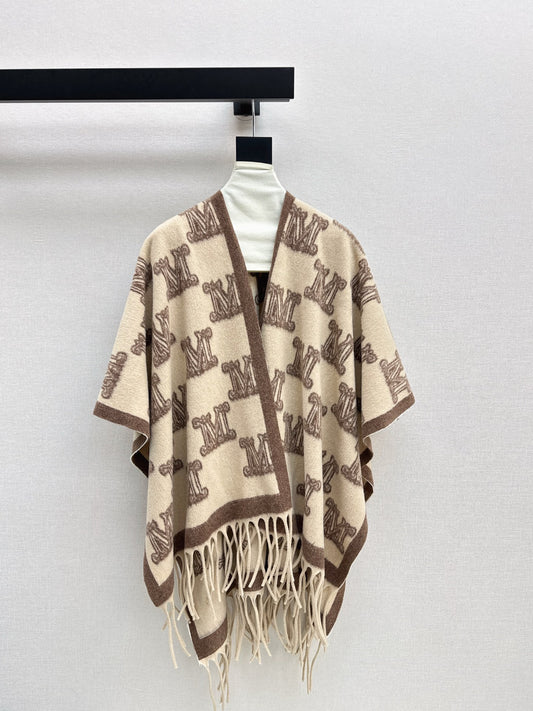 Max*M 25fw shawl-style cape coat