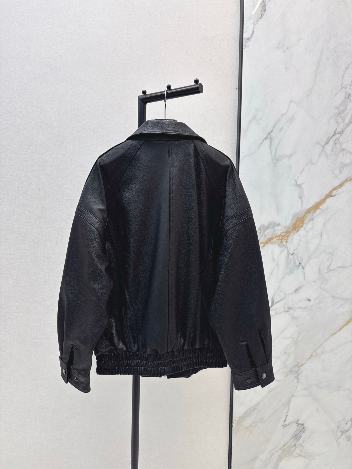 YS* 25fw leather jacket