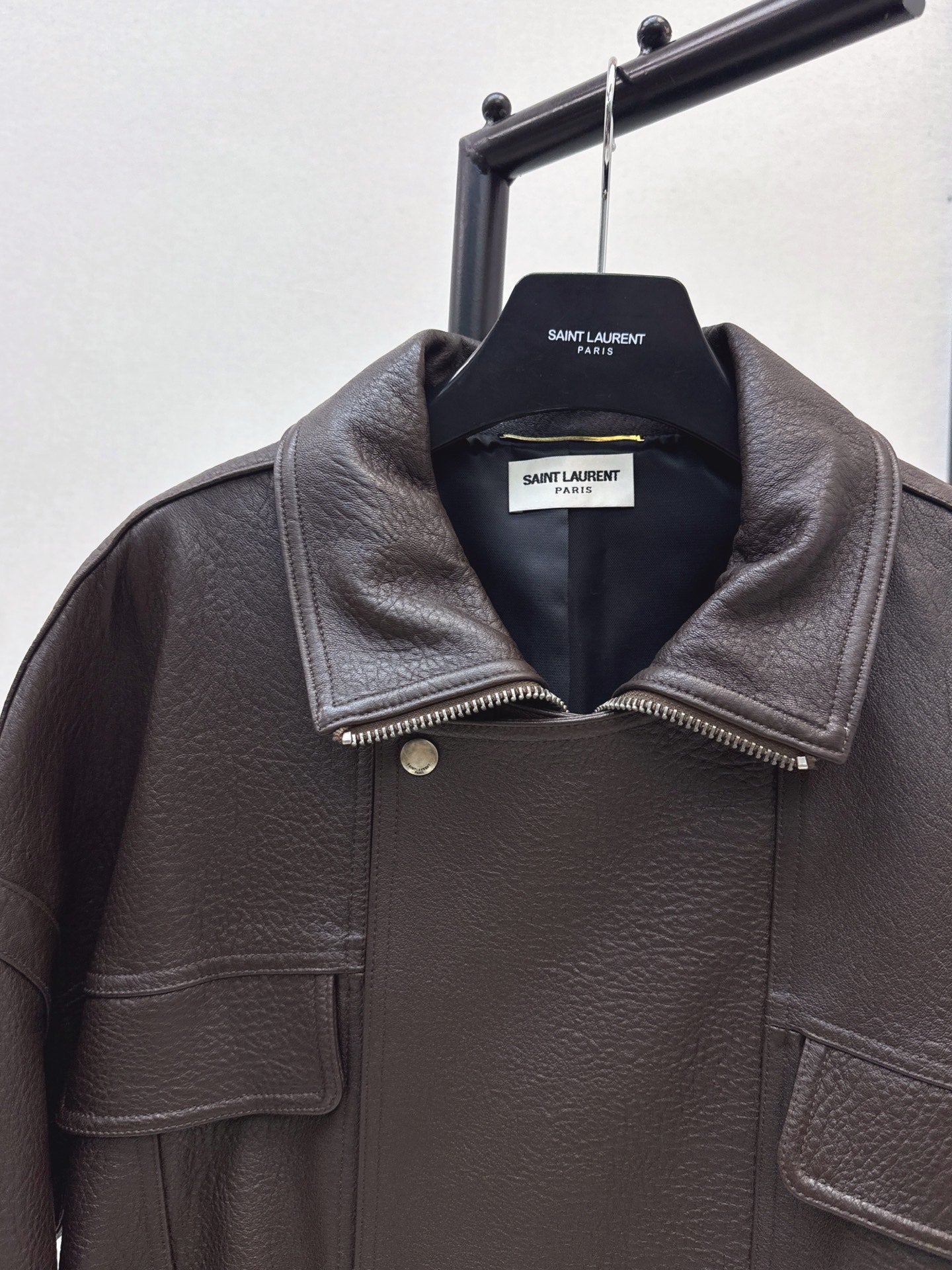 YS* 25fw leather jacket