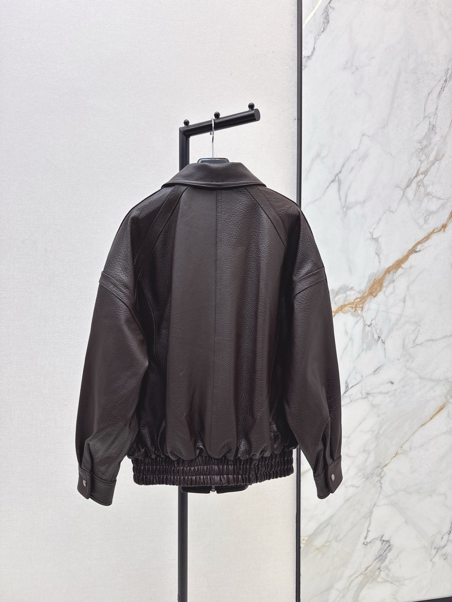YS* 25fw leather jacket