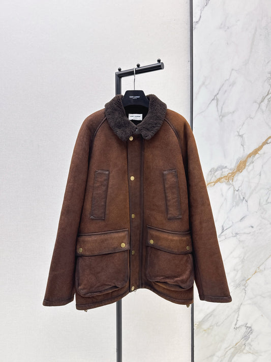 YS* 25fw Fur and skin together jacket