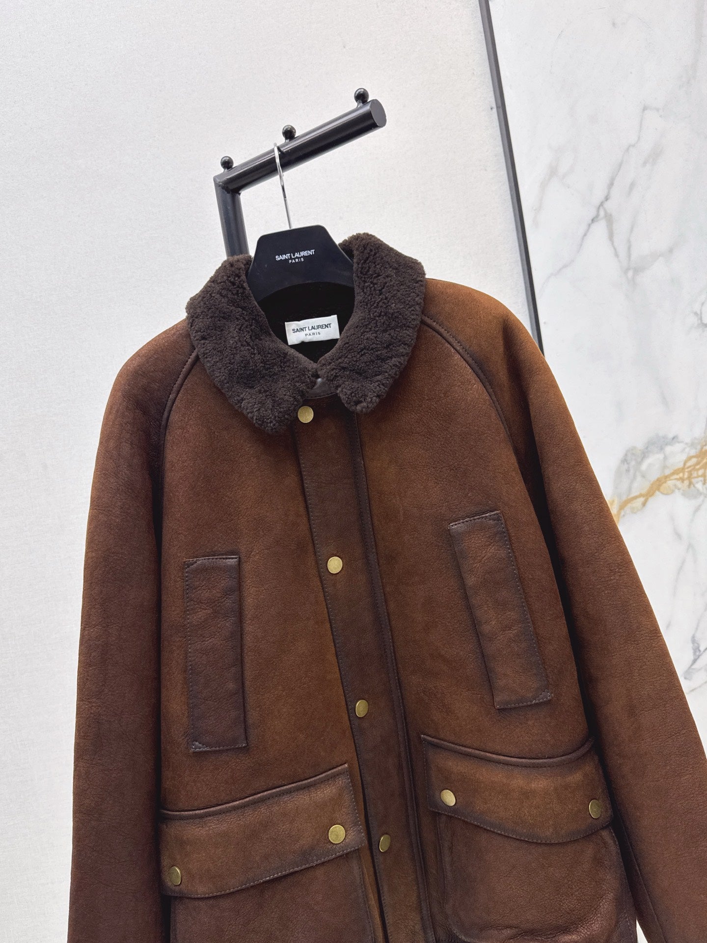 YS* 25fw Fur and skin together jacket