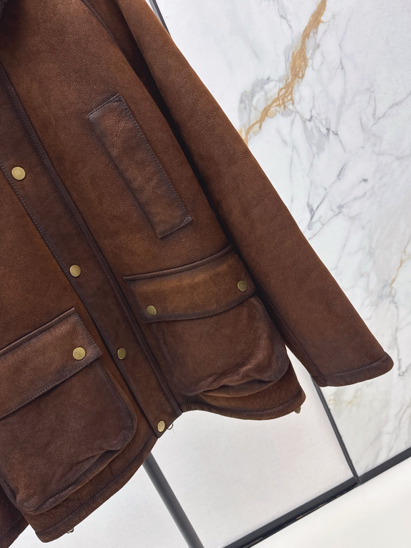 YS* 25fw Fur and skin together jacket