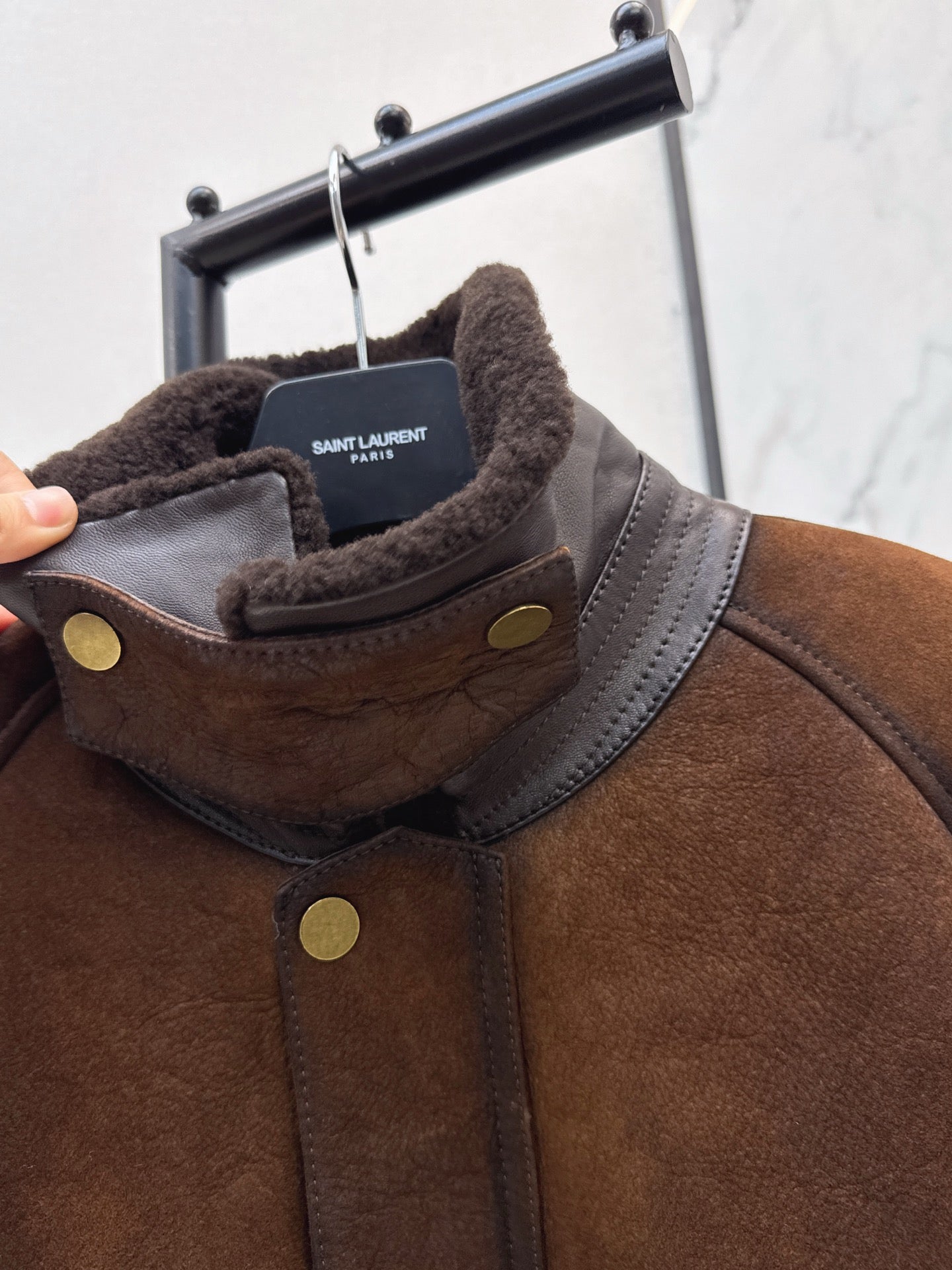 YS* 25fw Fur and skin together jacket