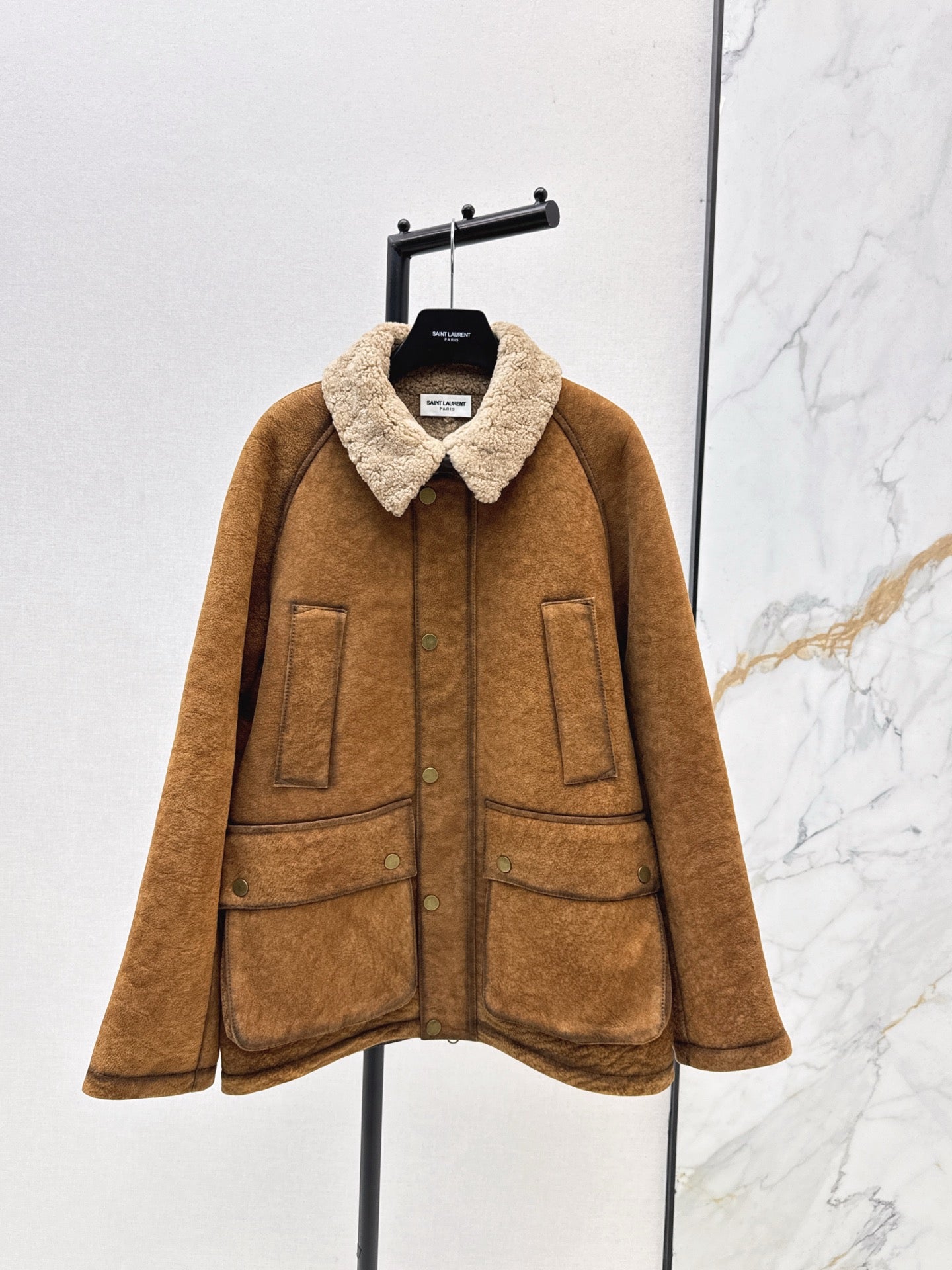 YS* 25fw Fur and skin together jacket