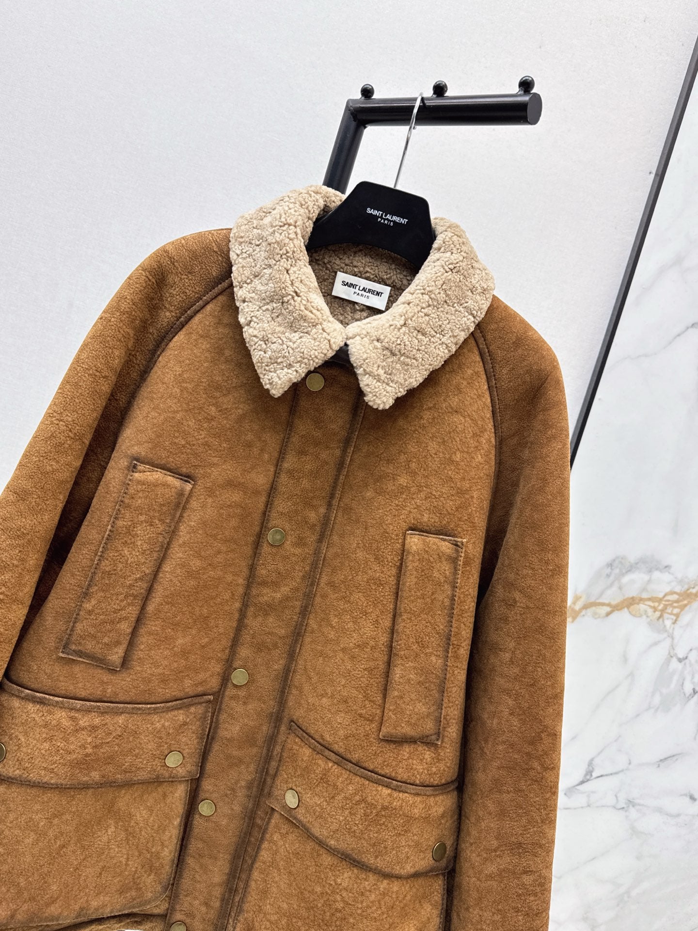 YS* 25fw Fur and skin together jacket
