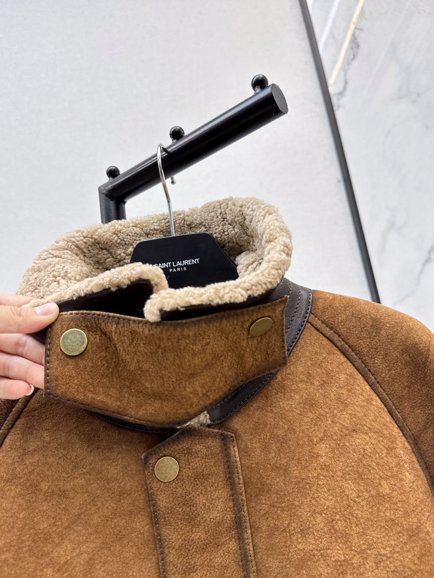 YS* 25fw Fur and skin together jacket