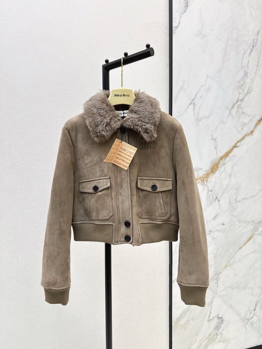 M*u 25fw Fur and skin together jacket