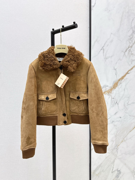 M*u 25fw Fur and skin together jacket