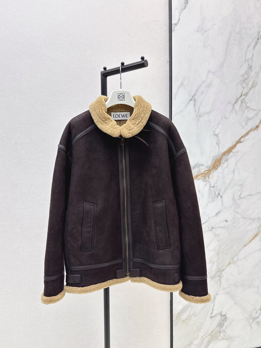 Loew* 25fw Fur and skin together jacket