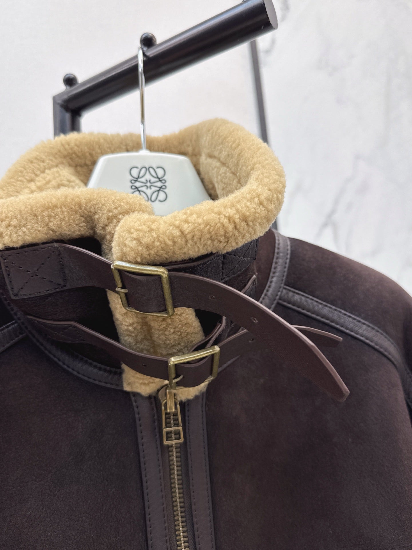 Loew* 25fw Fur and skin together jacket