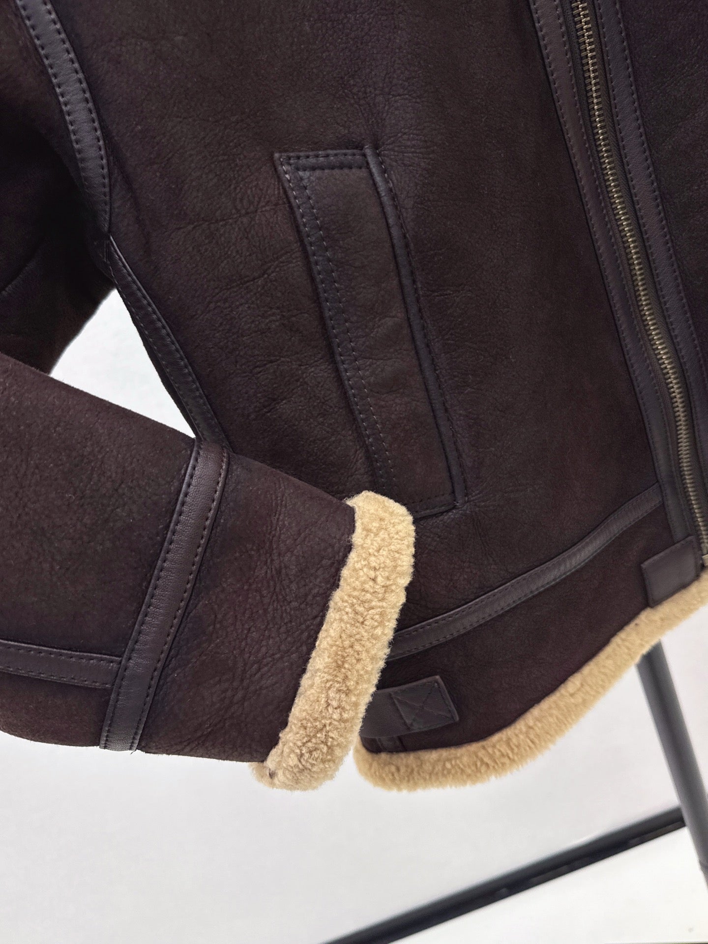 Loew* 25fw Fur and skin together jacket