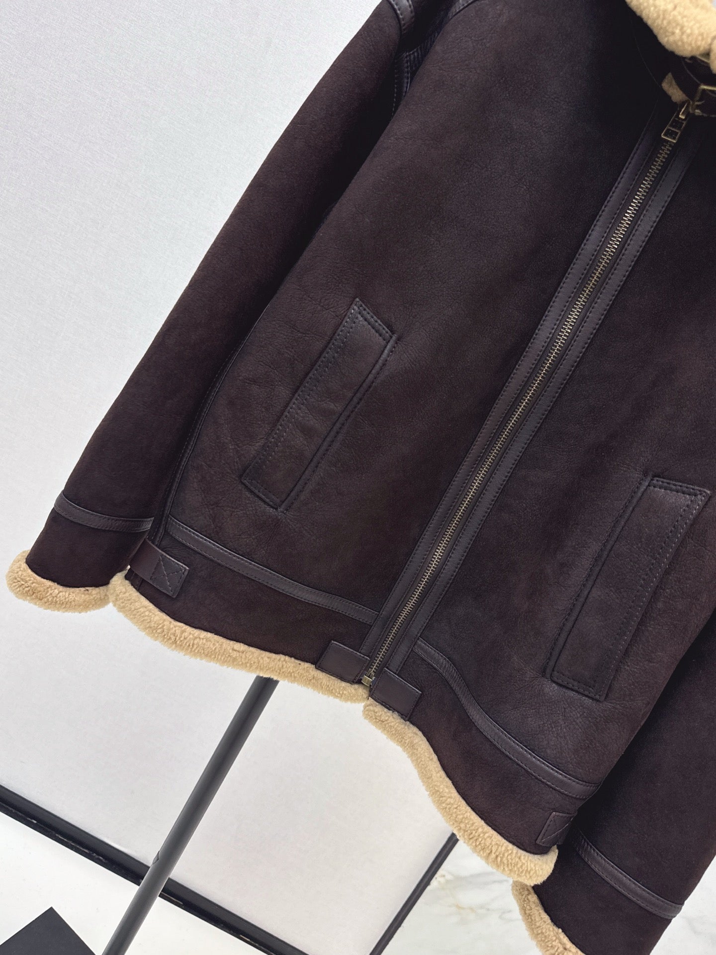 Loew* 25fw Fur and skin together jacket