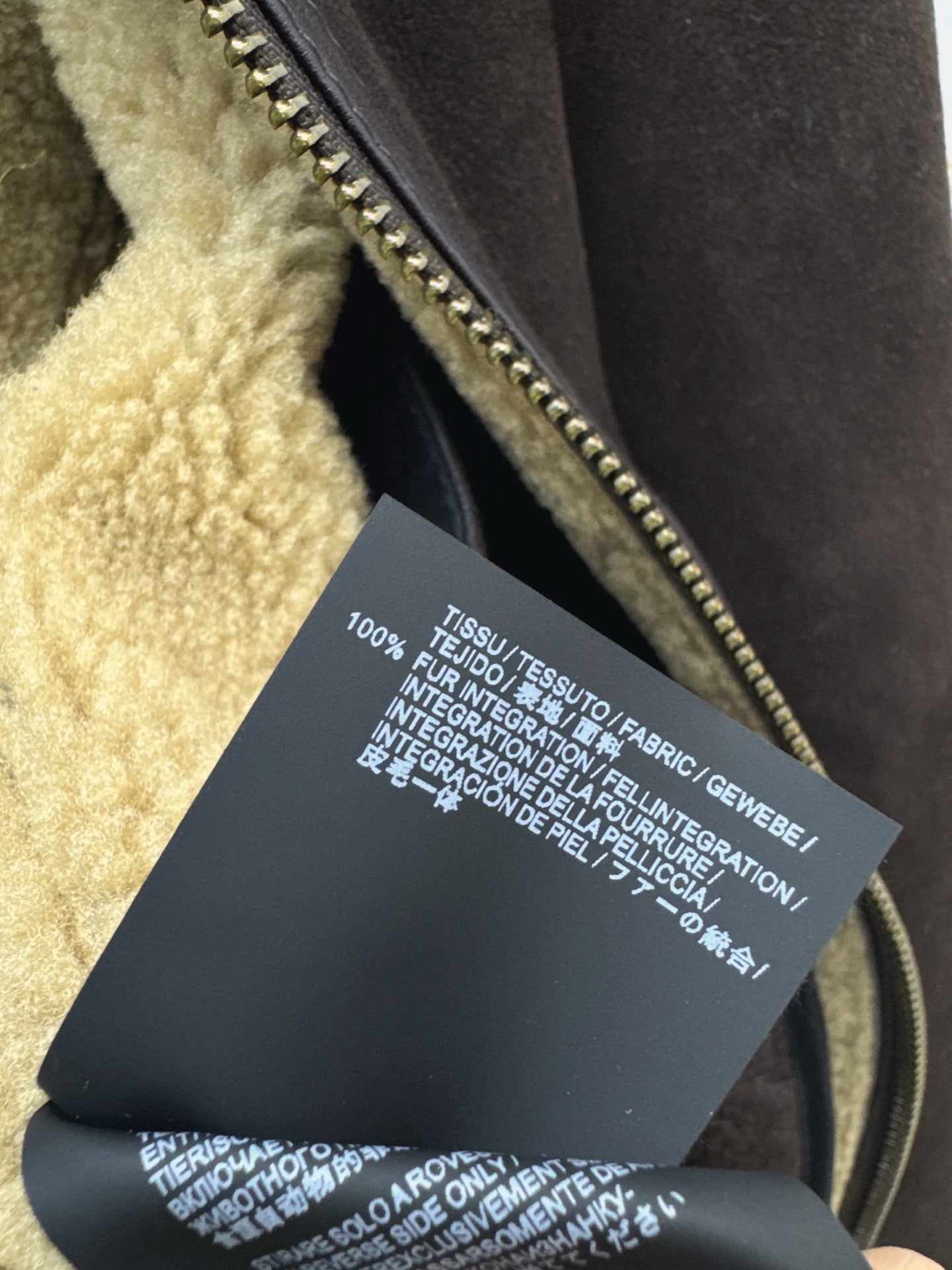 Loew* 25fw Fur and skin together jacket