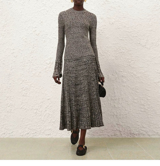 Zim* 25fw knitted skirt